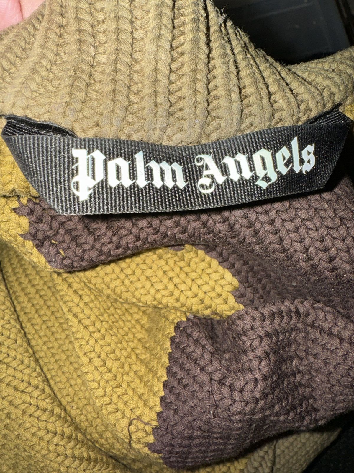 Palm Angels Palm Angels Camo Knit Sweater Size US S / EU 44-46 / 1 - 7 Thumbnail
