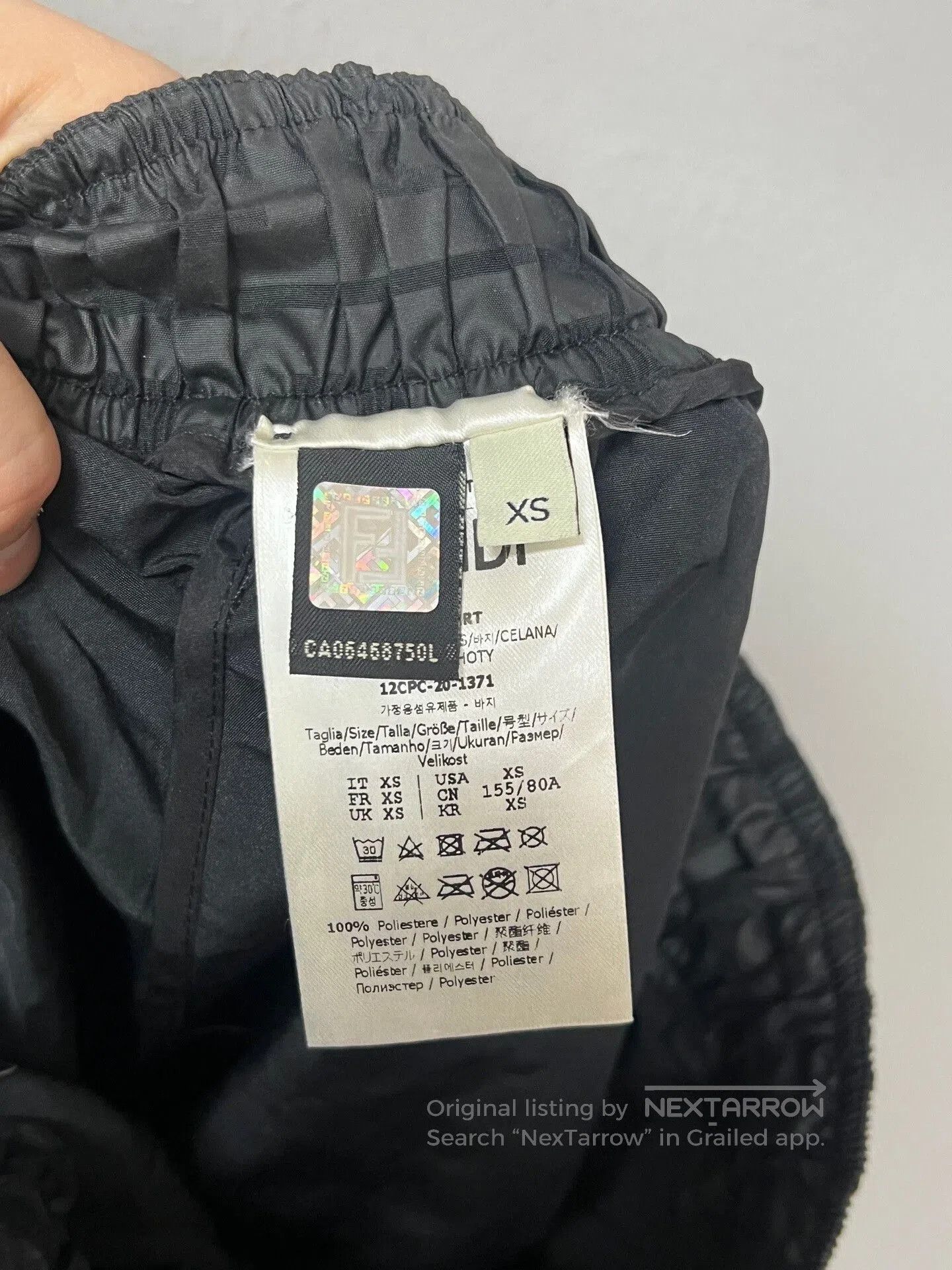 Fendi fendi dark patterned athletic pants. Size US 30 / EU 46 - 4 Thumbnail