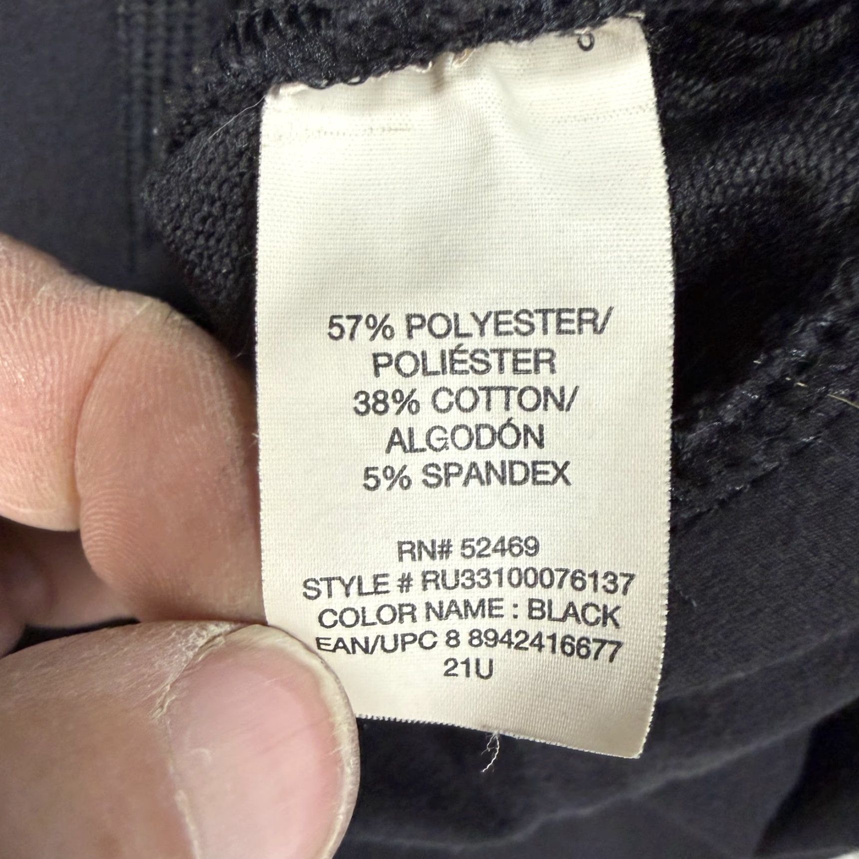 Vintage Russell Hoodie Mens Large Black Training Fit Pullover Sweatshirt Gym Athletic Size US L / EU 52-54 / 3 - 6 Thumbnail