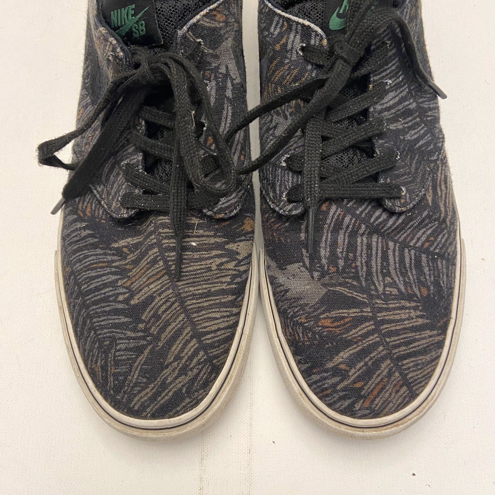 Nike Nike SB Zoom Stefan Janoski Premium Palm Leaves Sneaker Mens US 9 Green Size US 9 / EU 42 - 4 Thumbnail