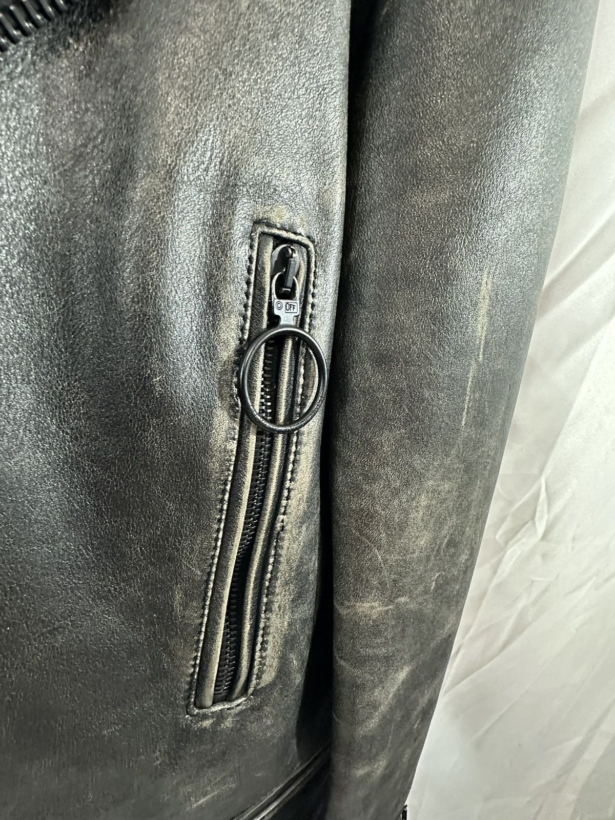 Off-White Off White Leather Jacket Size US M / EU 48-50 / 2 - 7 Thumbnail