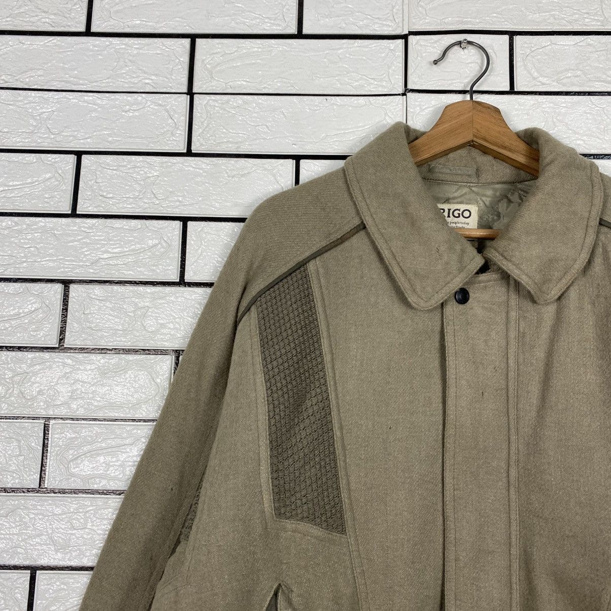 Japanese Brand Vintage Wool Bomber Jacket Drigo Japan Issey Miyake Size US L / EU 52-54 / 3 - 8 Thumbnail