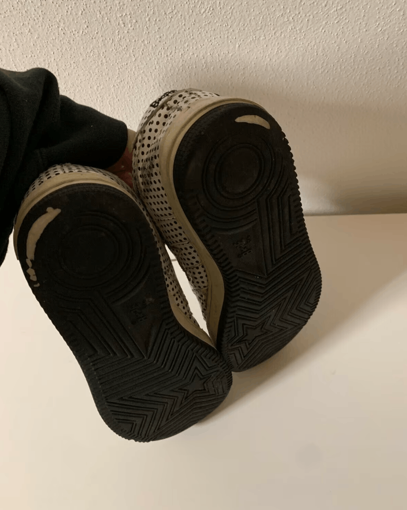 Bape × Kaws Bape x Kaws Vintage Bapesta AF1 Polka Dot Chompers FS-029 Size US 10.5 / EU 43-44 - 12 Thumbnail