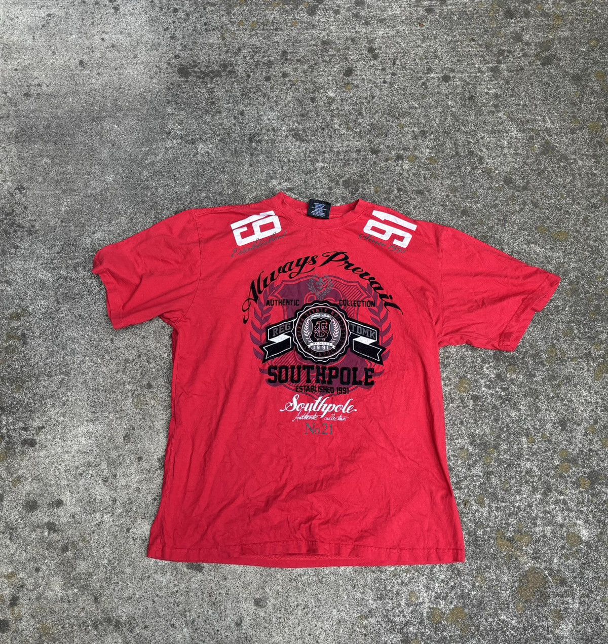 Southpole Vintage Y2K Style Southpole Grunge T shirt Size US XXL / EU 58 / 5 - 1 Thumbnail
