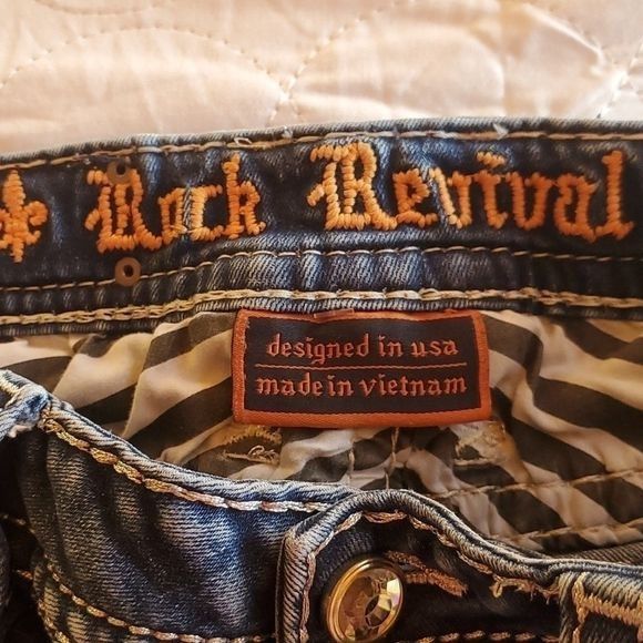 Rock Revival Rock Revival Eilis Easy Boot Stretch Sz. 28 Blue Jeans Size 28" / US 6 / IT 42 - 3 Thumbnail