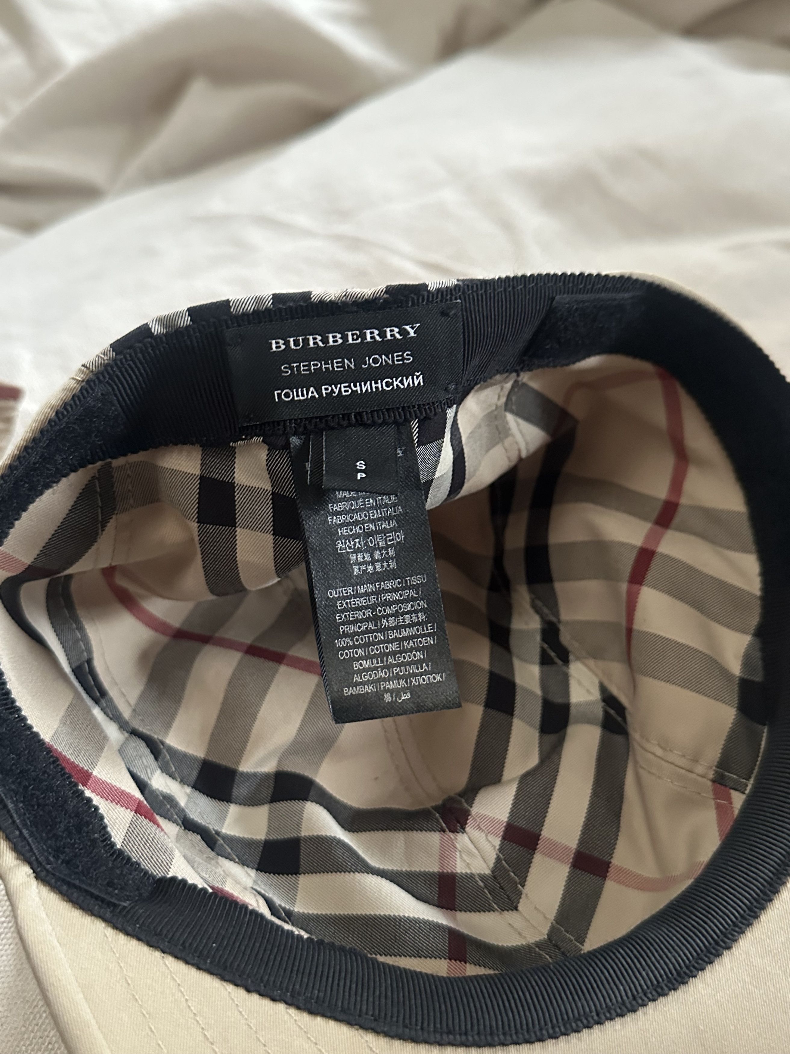 Burberry Gosha x Burberry x Stephen Jones Duckbill Cap Size ONE SIZE - 7 Thumbnail