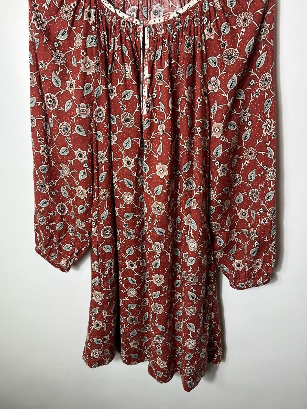 Isabel Marant Etoile Isabel Marant Etoile Tockya Floral Print Linen Tunic Dress Size M / US 6-8 / IT 42-44 - 4 Thumbnail