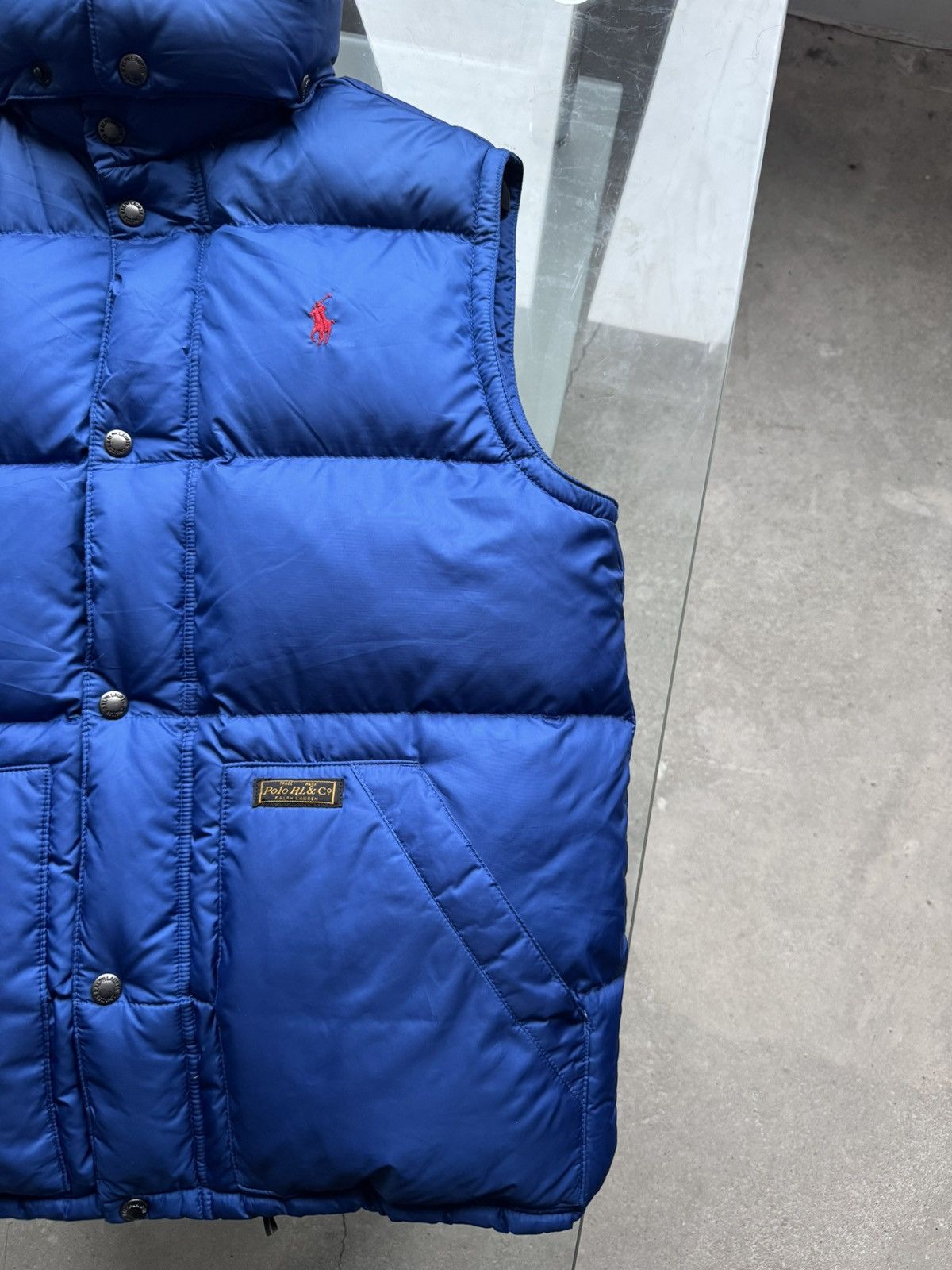 Polo Ralph Lauren Vintage Polo Ralph Lauren Blue Vest Size US S / EU 44-46 / 1 - 5 Thumbnail