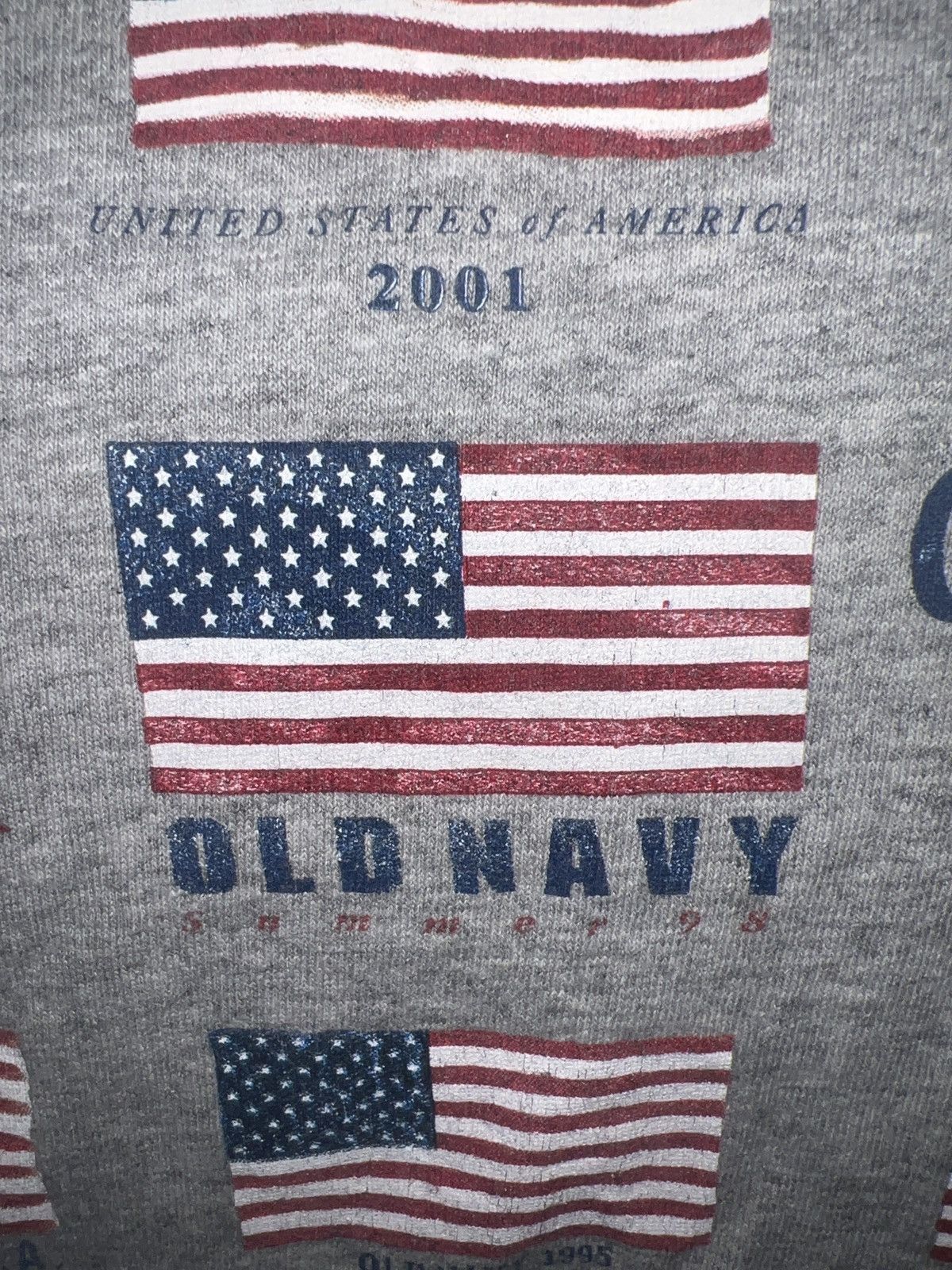 Old Navy Old Navy Flag Tee Size US XXL / EU 58 / 5 - 7 Thumbnail