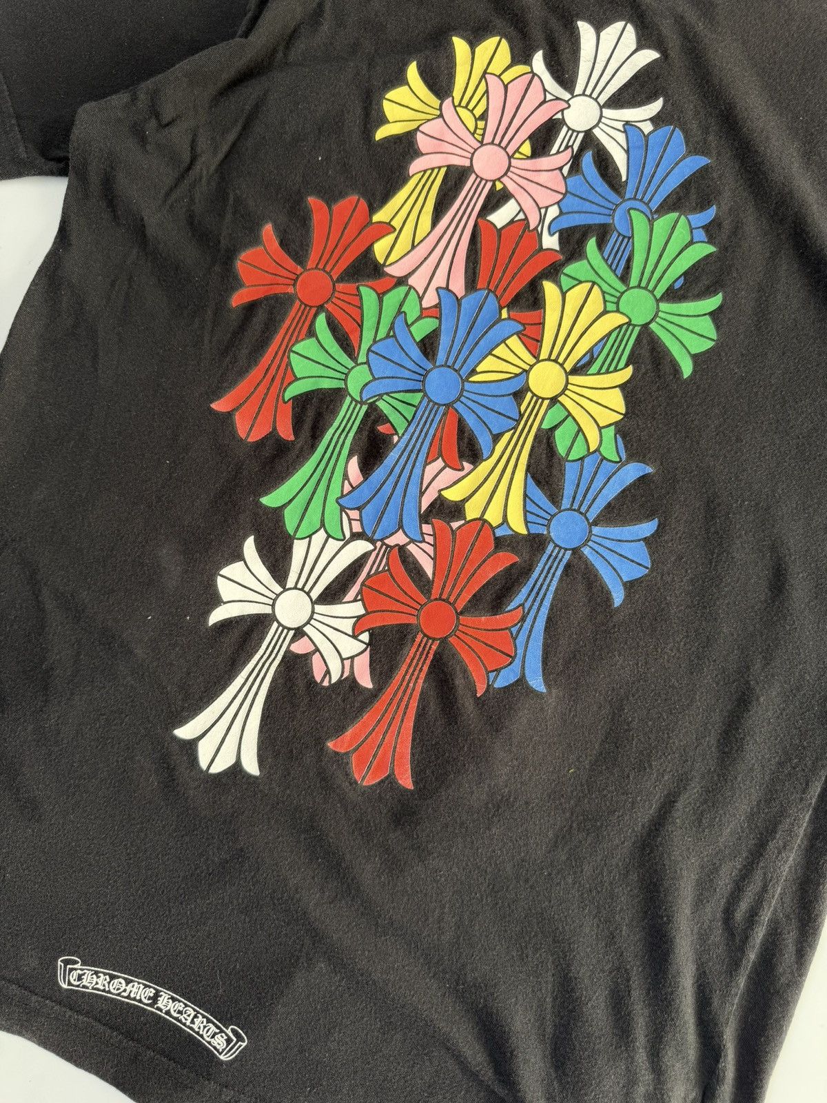 Chrome Hearts Chrome Hearts Multi Color Cross Cemetery Pocket Tee Size US M / EU 48-50 / 2 - 4 Thumbnail