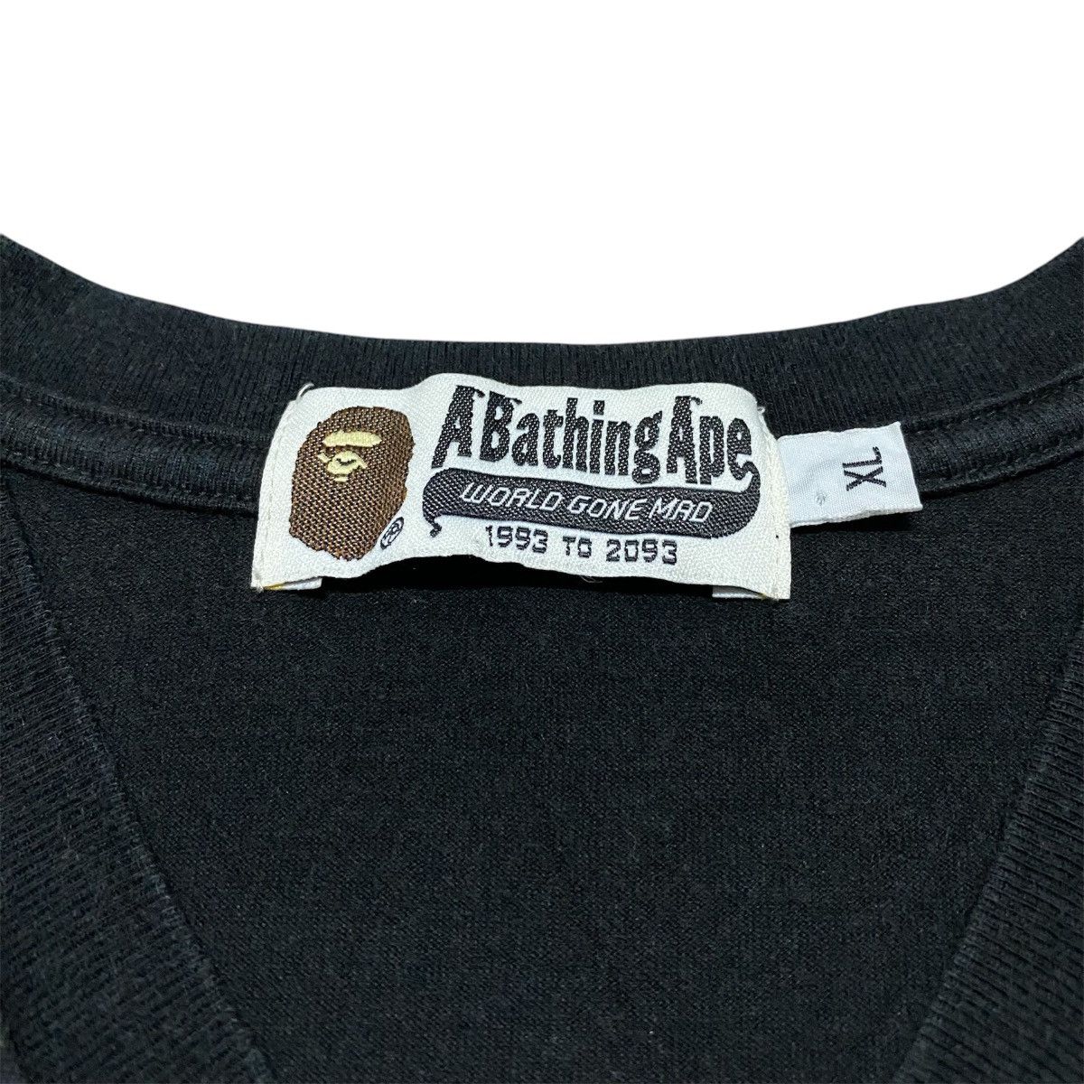 Bape Rare‼️🔥Bathing Ape Star Side Logo V Neck T-Shirt Size US M / EU 48-50 / 2 - 4 Thumbnail