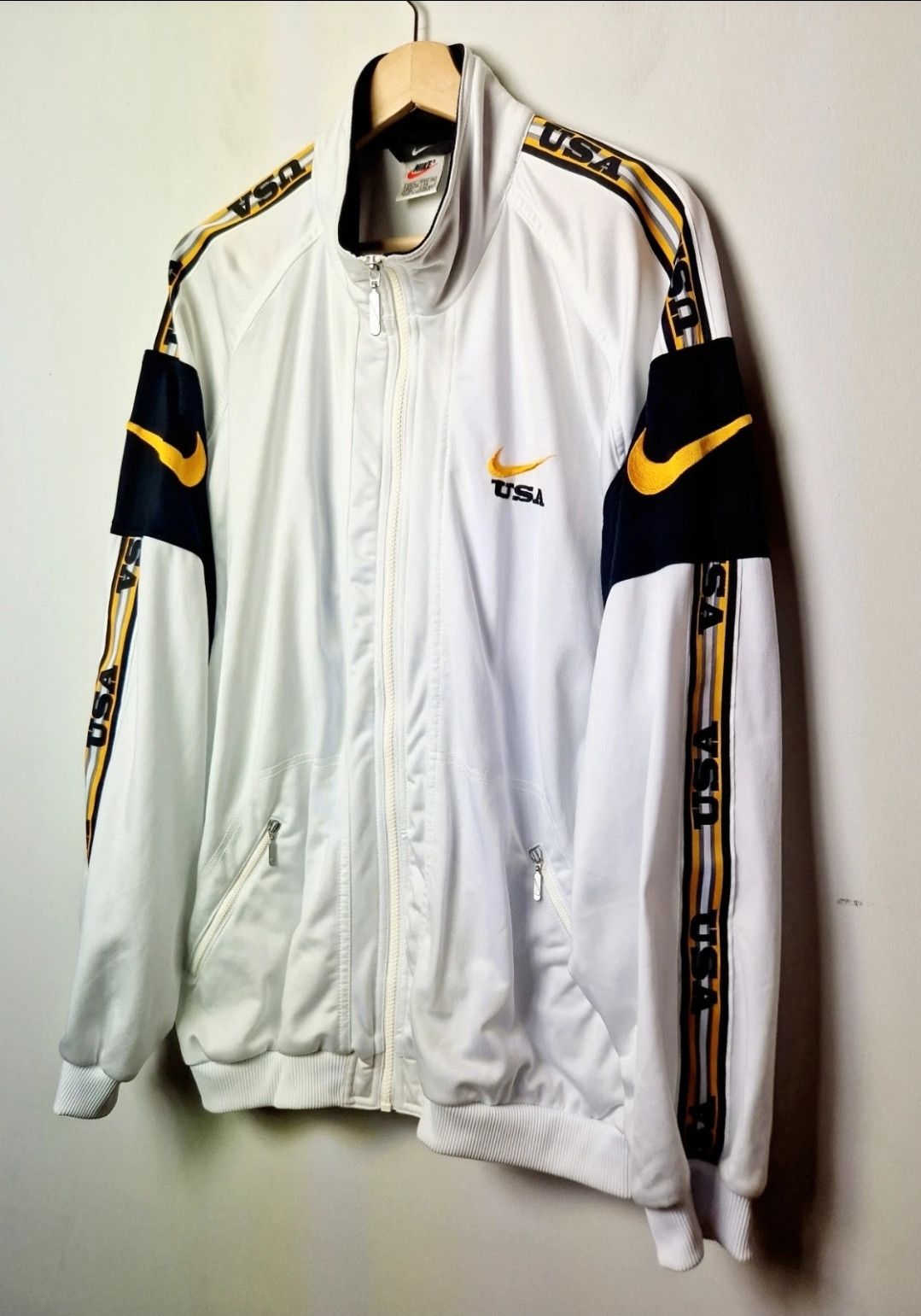 Nike Vintage 90s Nike zip sweatshirt track y2k baggy streetwear Size US L / EU 52-54 / 3 - 2 Thumbnail