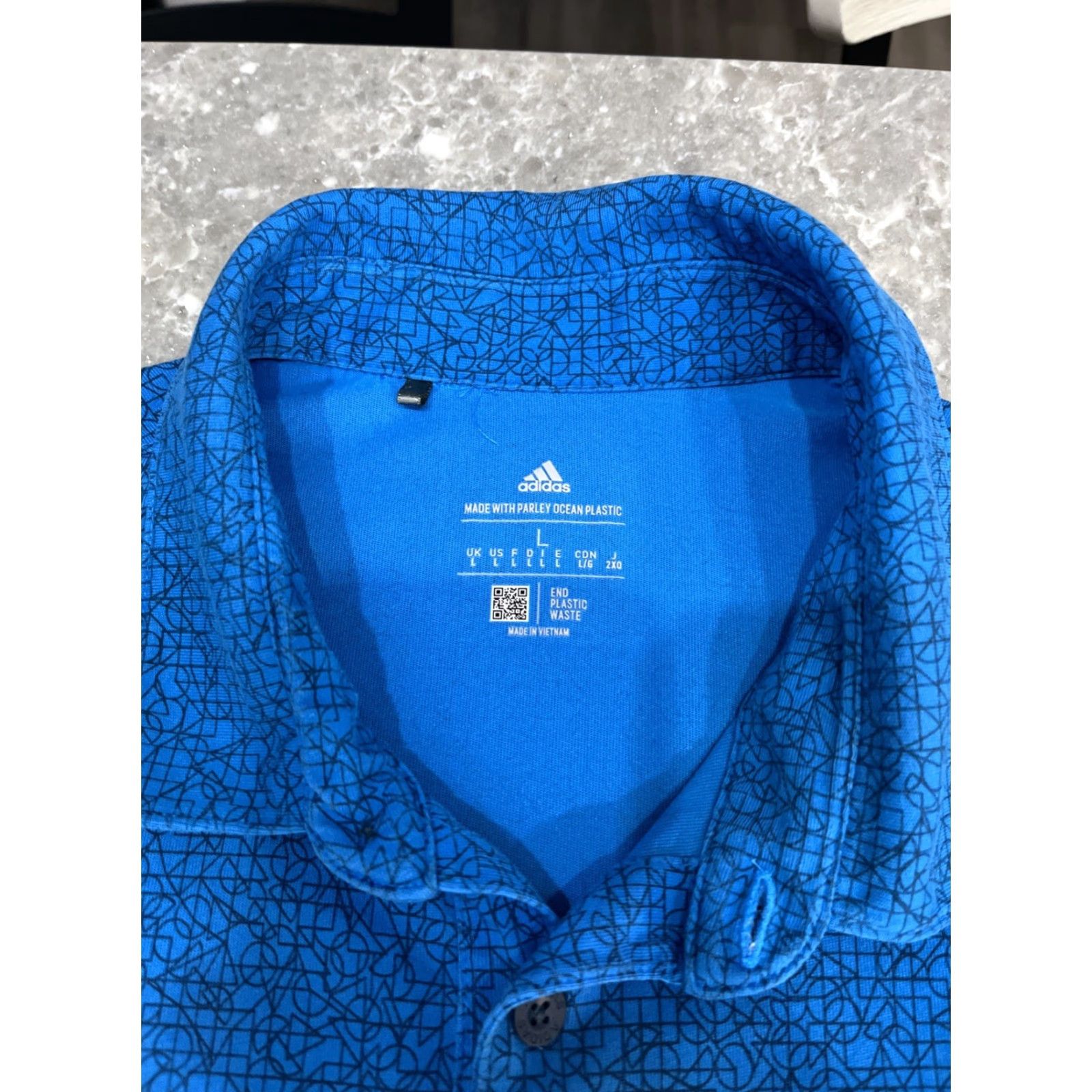 Adidas Adidas Polo Short Sleeve Shirt Golf Adult L Mens Wyndham Invitational Size US L / EU 52-54 / 3 - 6 Thumbnail