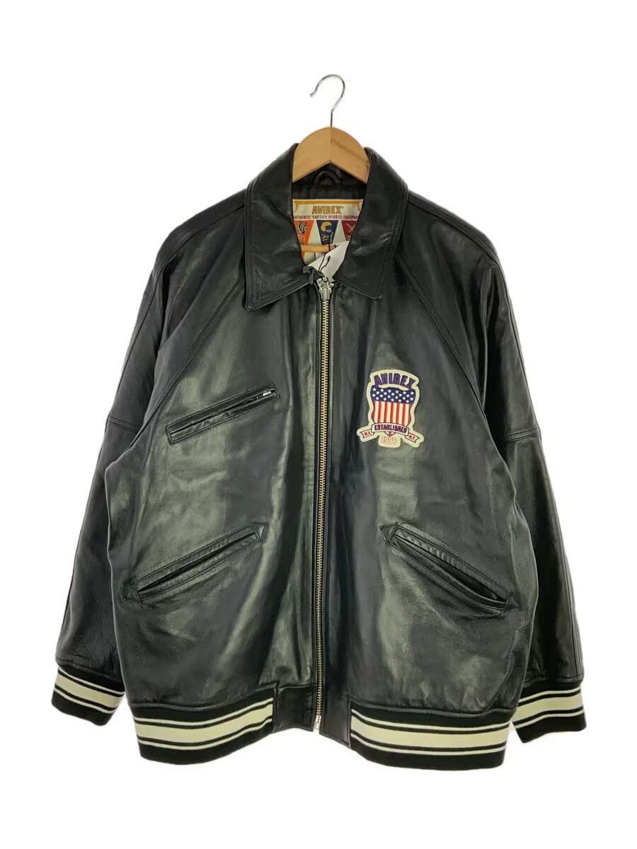 Avirex Avirex Sheep Leather Jacket Blouson Black Size US XL / EU 56 / 4 - 1 Thumbnail