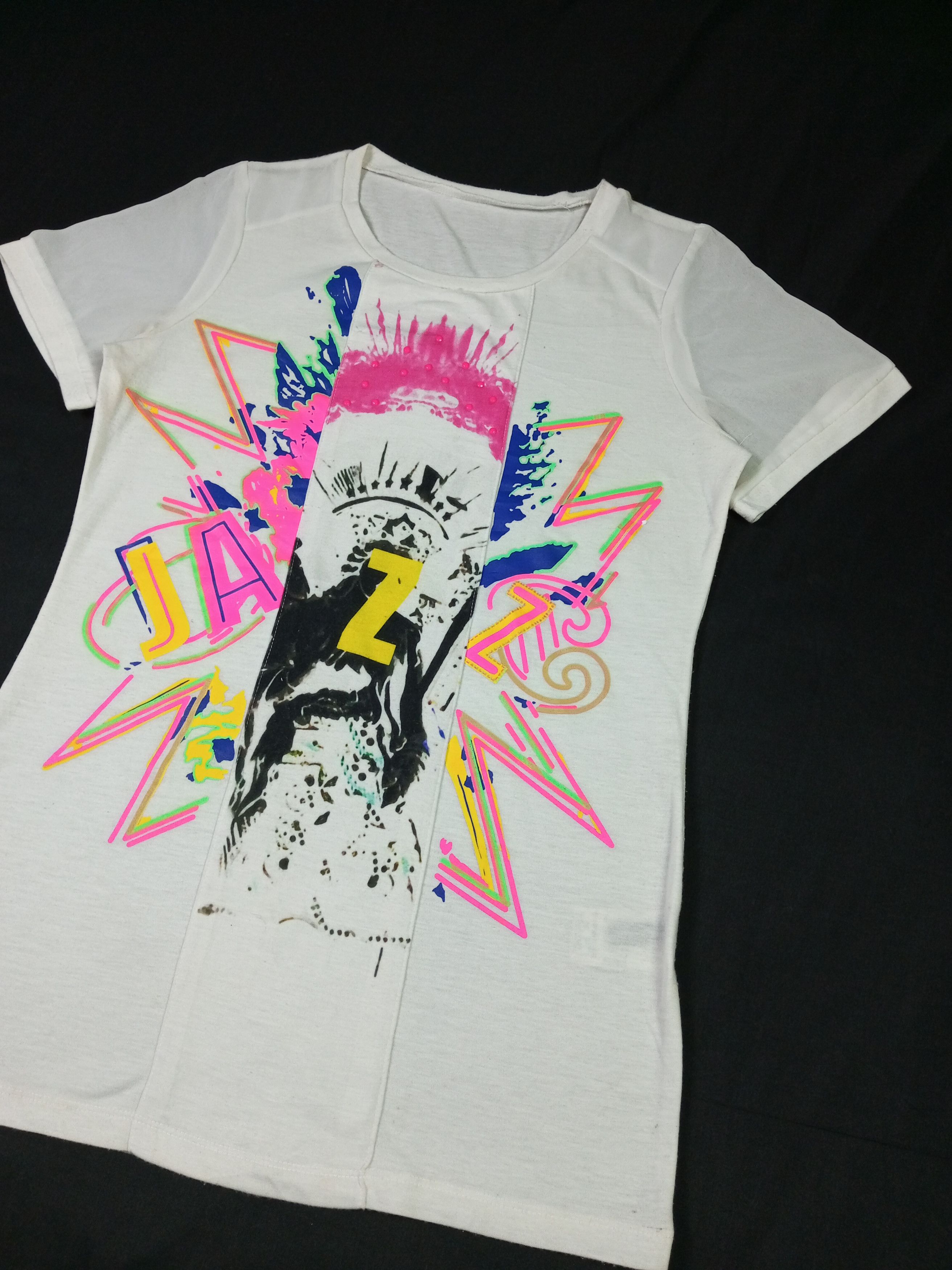 Hysteric Glamour × Japanese Brand ☠️ Viki Numerous Women TShirt punk style 🕸️ Size S / US 4 / IT 40 - 2 Thumbnail