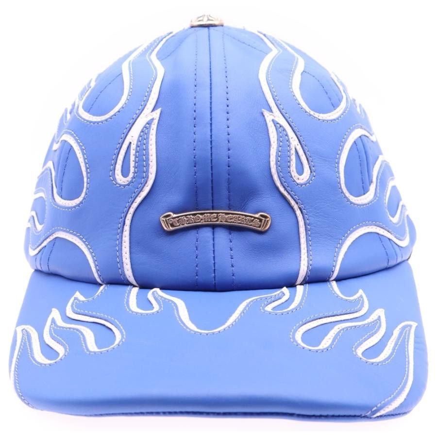 Chrome Hearts Chrome Hearts Leather Flame Scroll Label hat Size ONE SIZE - 3 Thumbnail