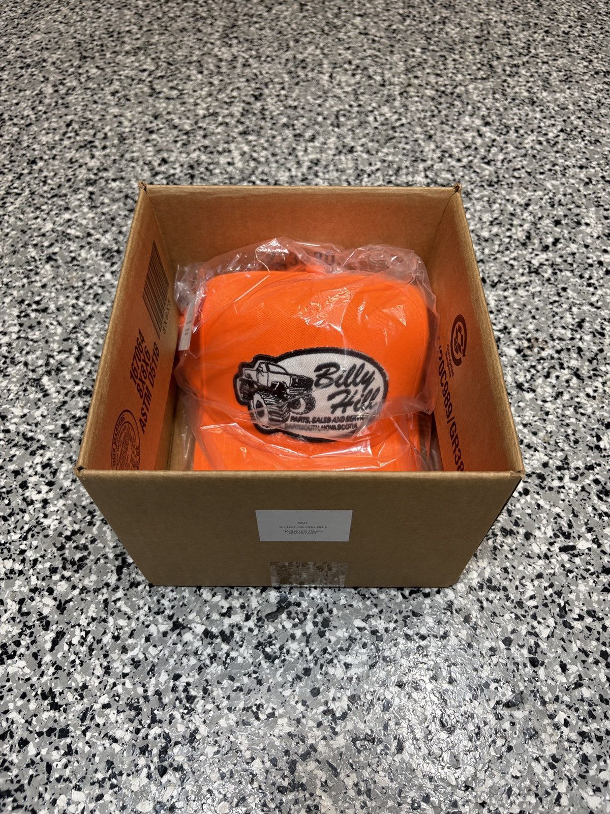 Billy Hill 2021 Billy Hill Neon Orange “Parts, S&S” Truckers Hat OSFM Size ONE SIZE - 8 Thumbnail