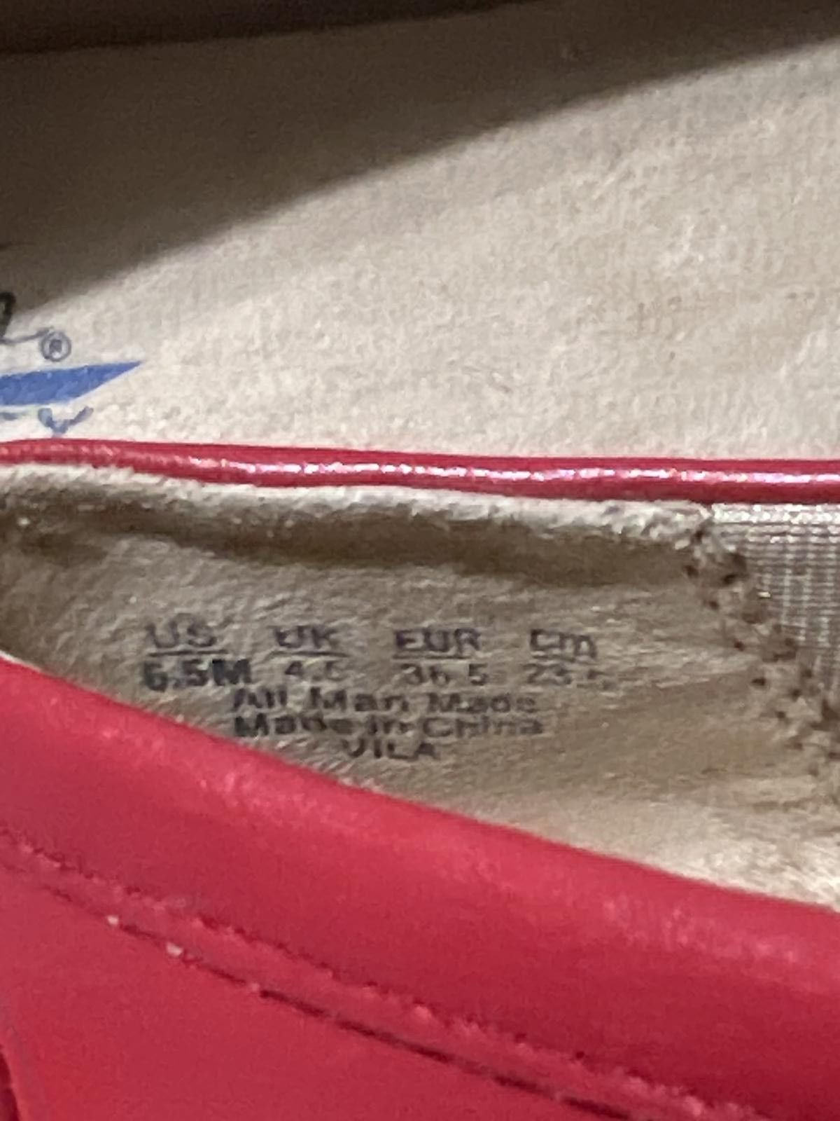Other LifeStride Velocity Memory Foam Red Loafers Size US 6.5 / IT 36.5 - 10 Thumbnail