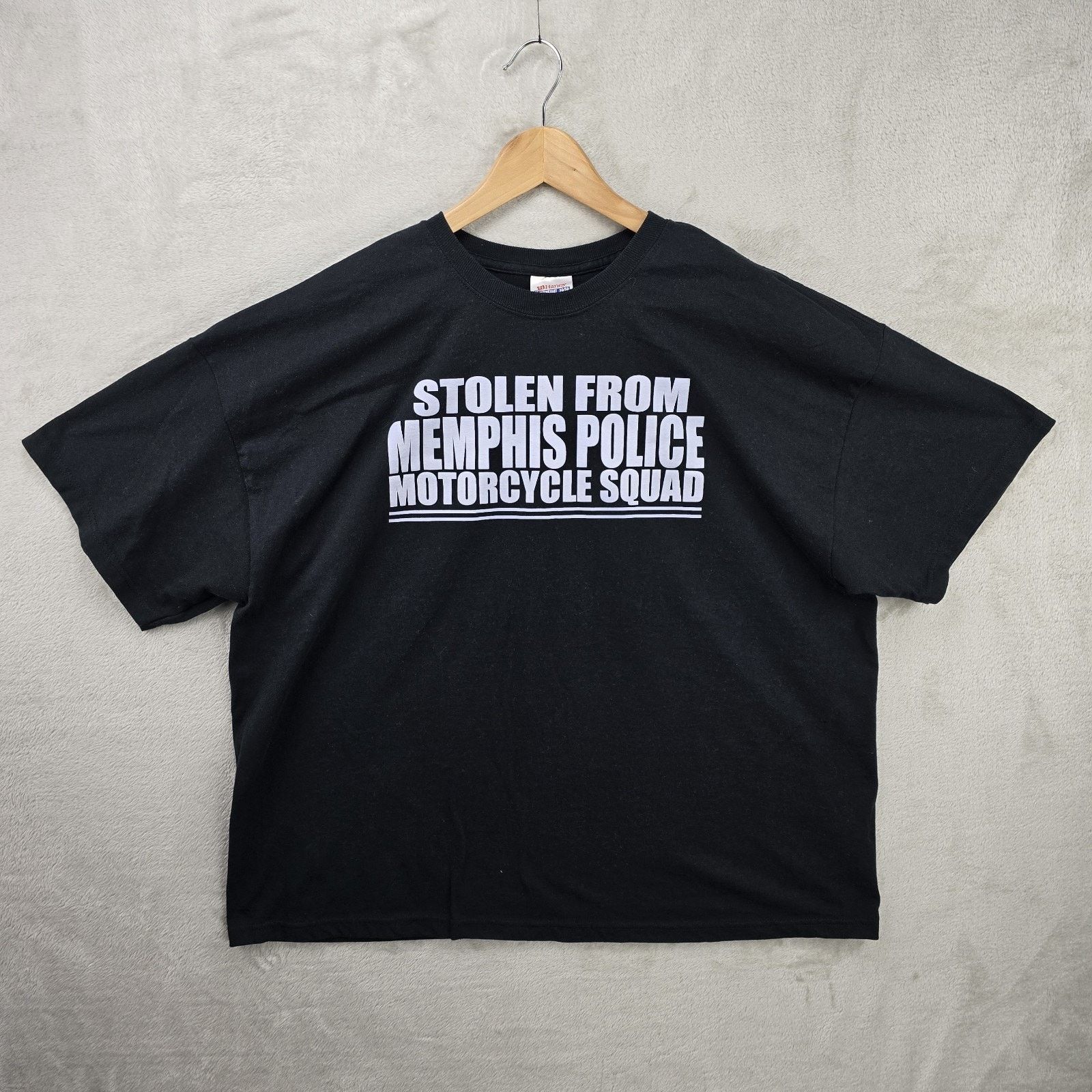 Hanes Stolen From Memphis Police Motorcycle Squad Shirt XXL Vtg Size US XXL / EU 58 / 5 - 2 Thumbnail