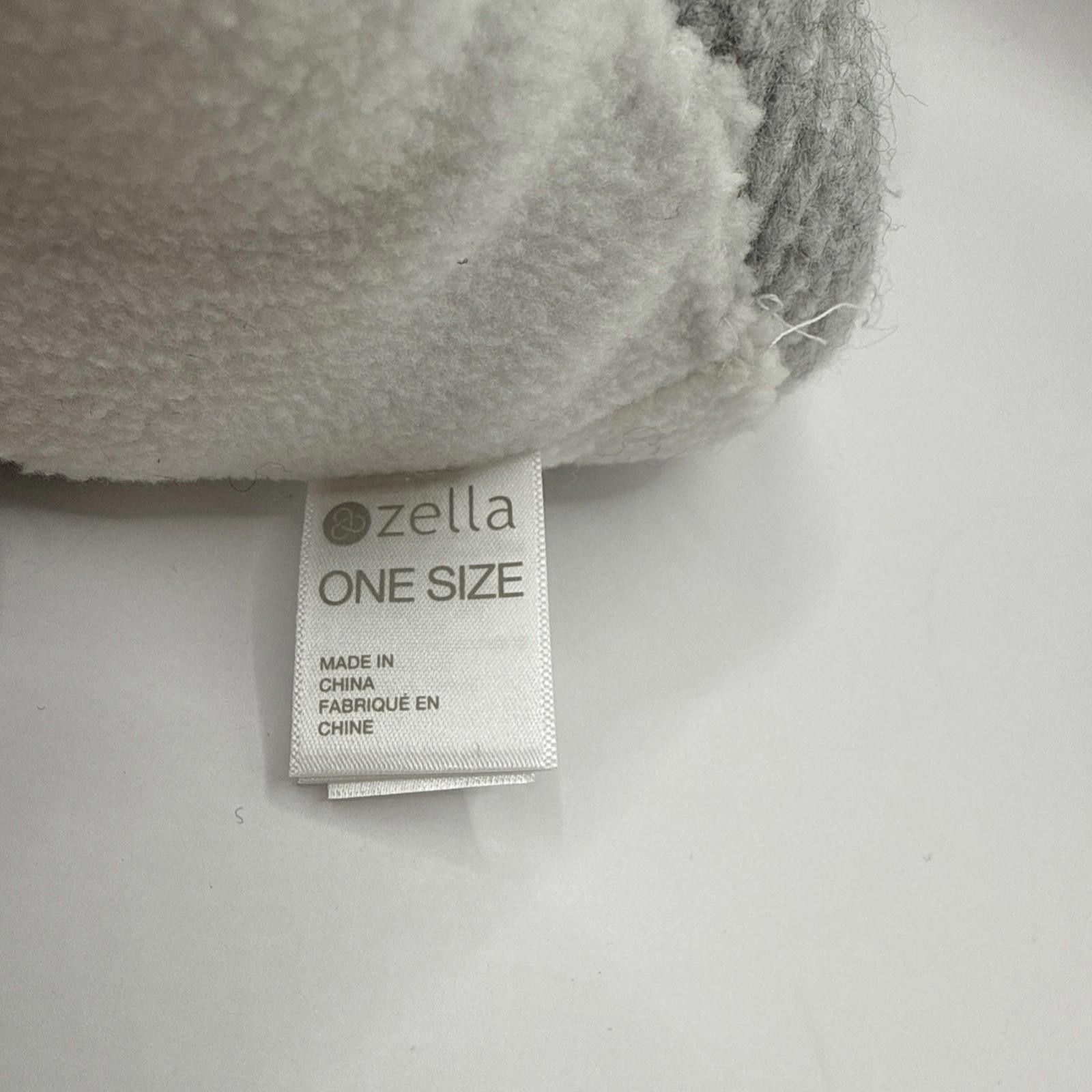 Canterbury of New Zealand Zella Heather Gray Ribbed Pom faux Fur Beanie Hat Lined Size ONE SIZE - 4 Thumbnail
