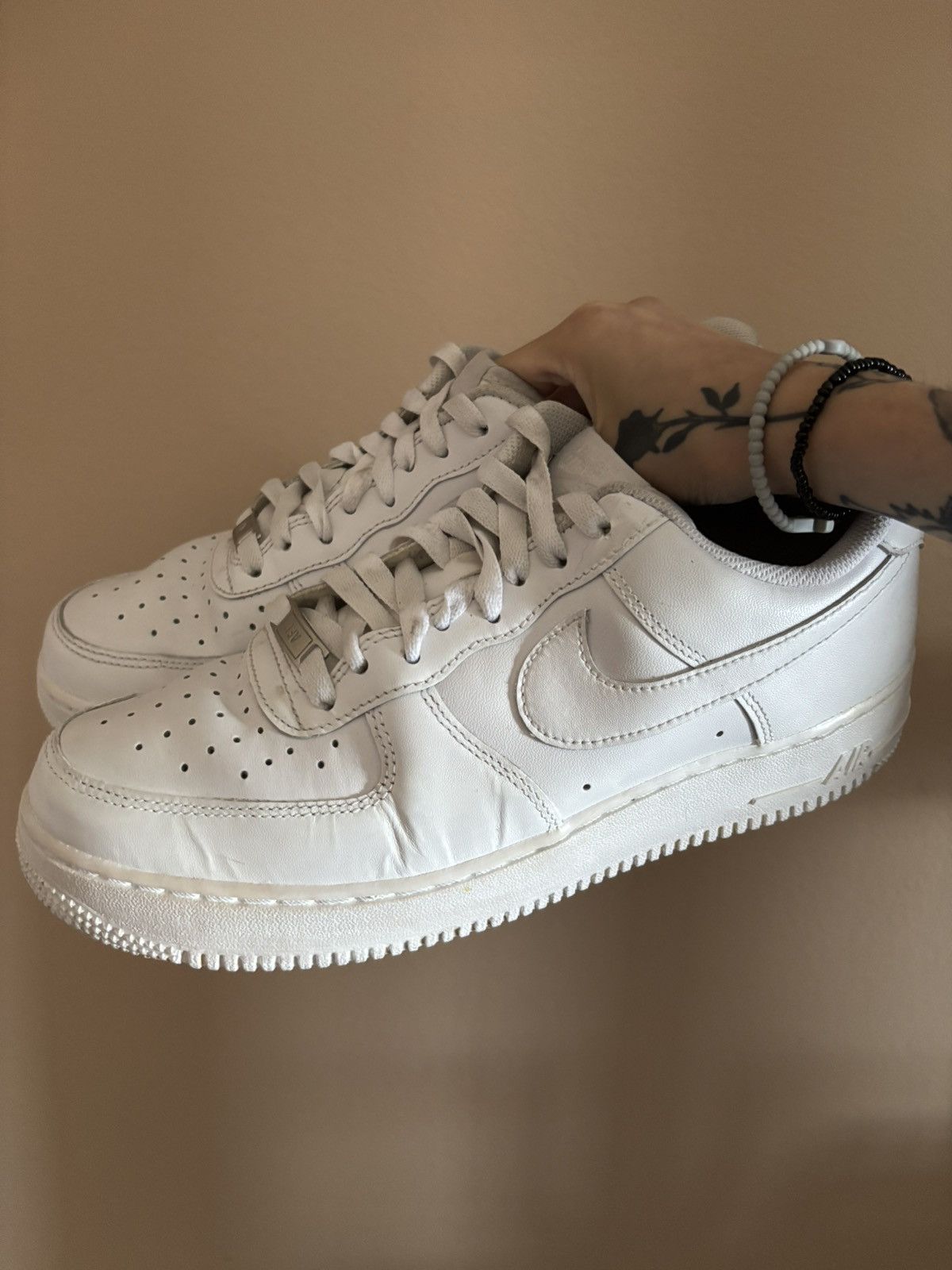 Nike Nike Air Force 1 ‘07 'White' Size US 9 / EU 42 - 6 Thumbnail