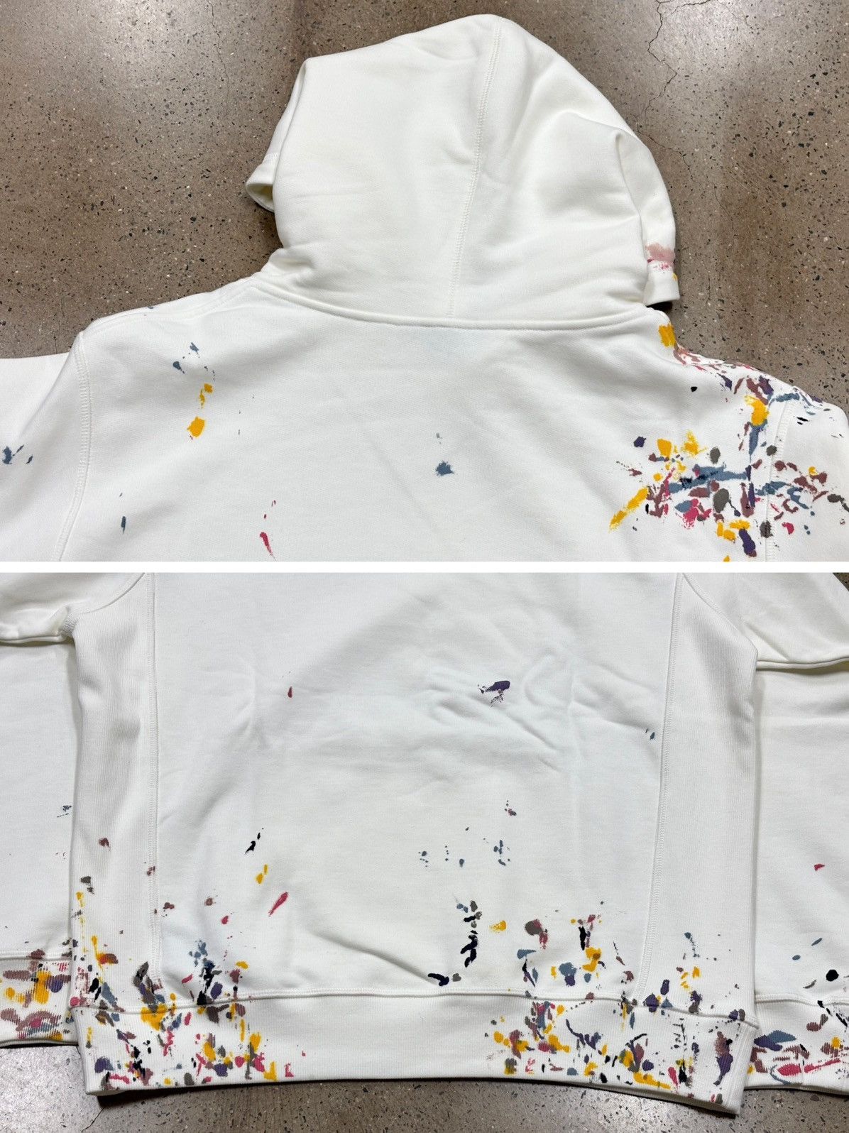Dior Dior 21fw Paint Splatter Logo Hoodie Size US XL / EU 56 / 4 - 6 Thumbnail