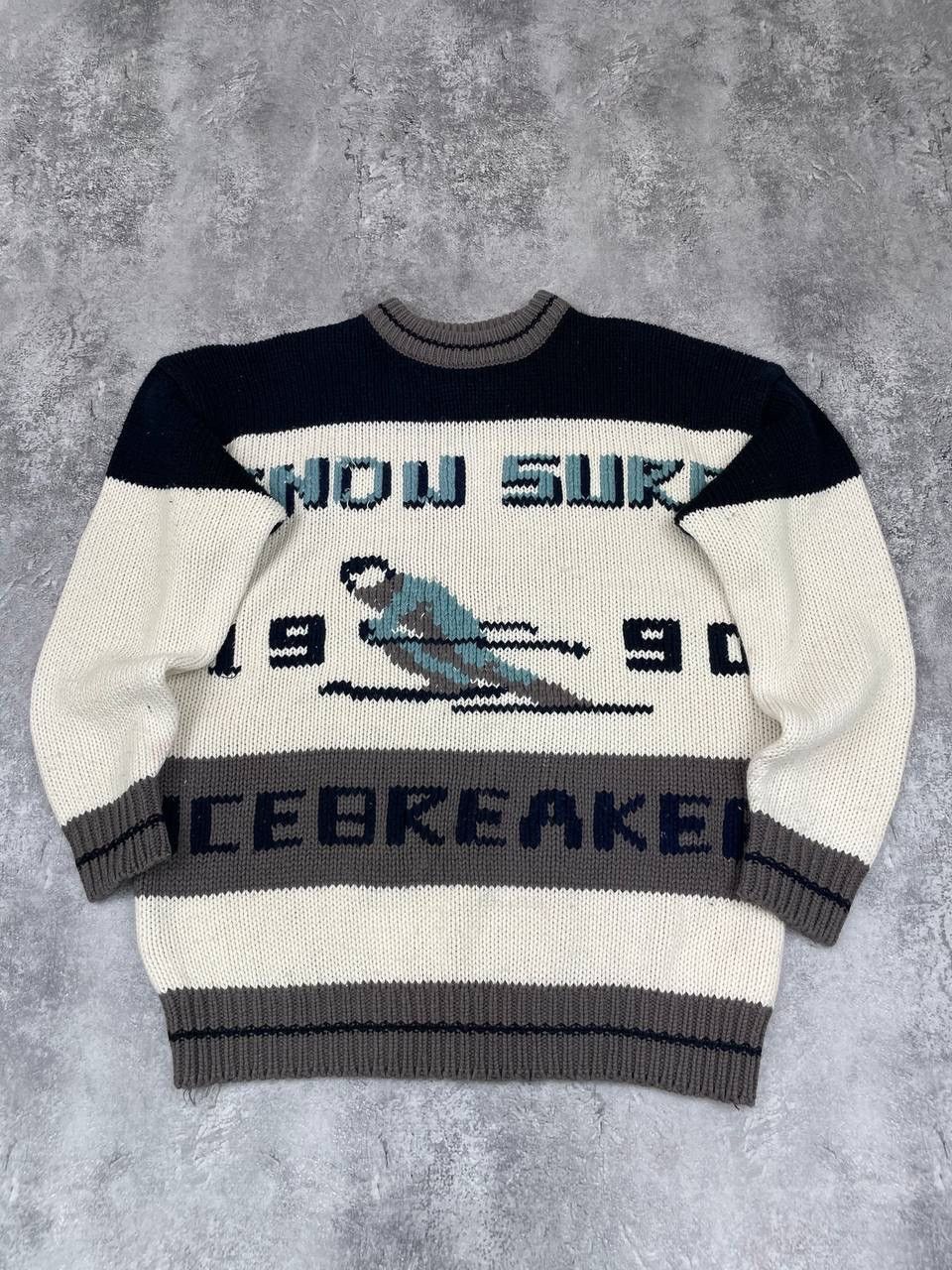 Other Aviator Ice Breakers Vintage Men Wool Knit Sweater Size US L / EU 52-54 / 3 - 1 Thumbnail