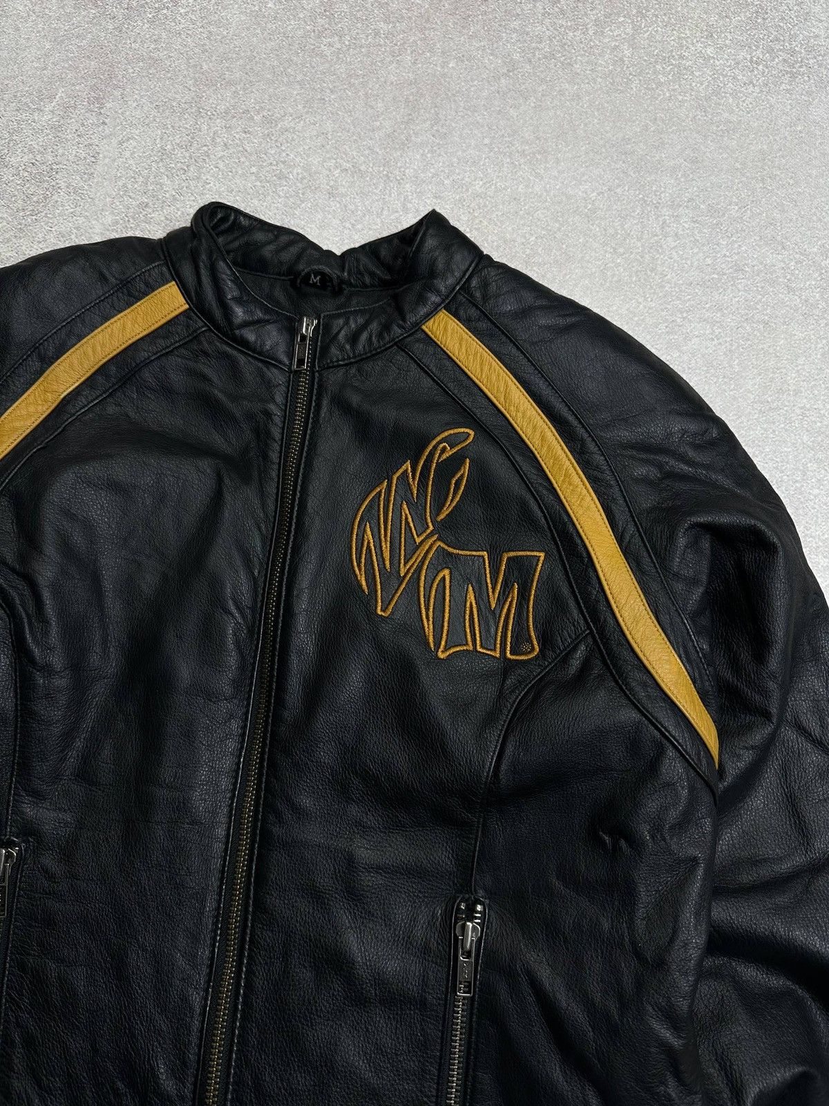 Genuine Leather Vintage Wiseman Motor Cycles Genuine Leather Moto Jacket M Size US M / EU 48-50 / 2 - 7 Thumbnail