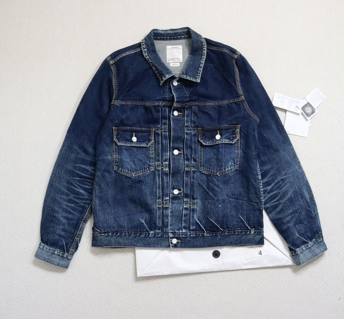 Visvim Visvim 20aw 101 Jkt Dry Dmgd-1003 size4 Size US XL / EU 56 / 4 - 2 Thumbnail