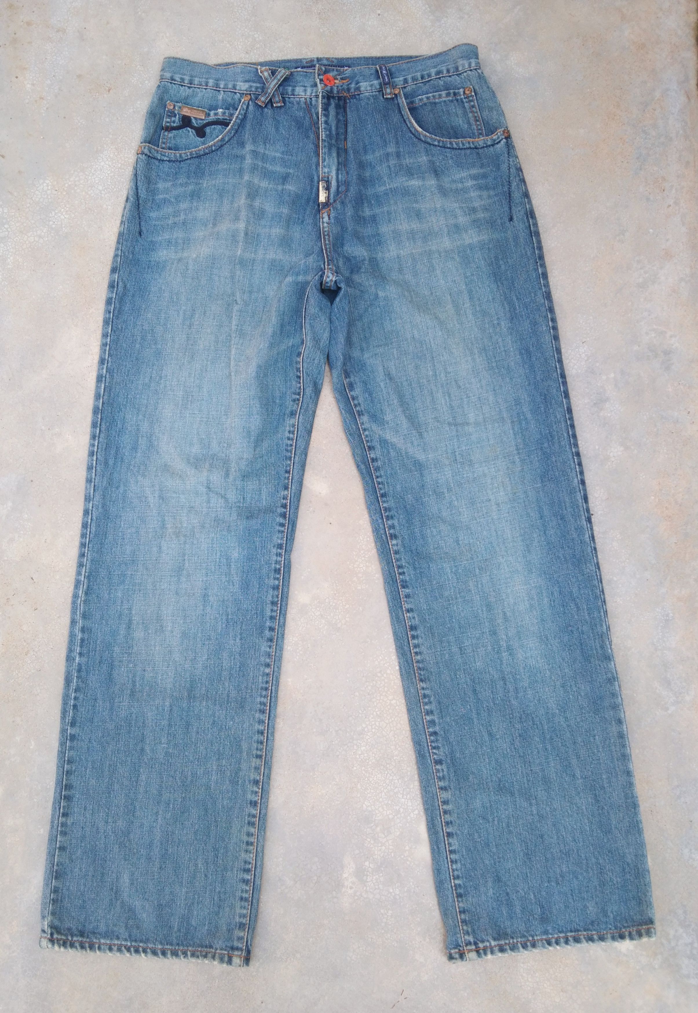 Jean Vintage LRG Loose Baggy Straight Leg Jeans 34x33 Size US 34 / EU 50 - 1 Thumbnail