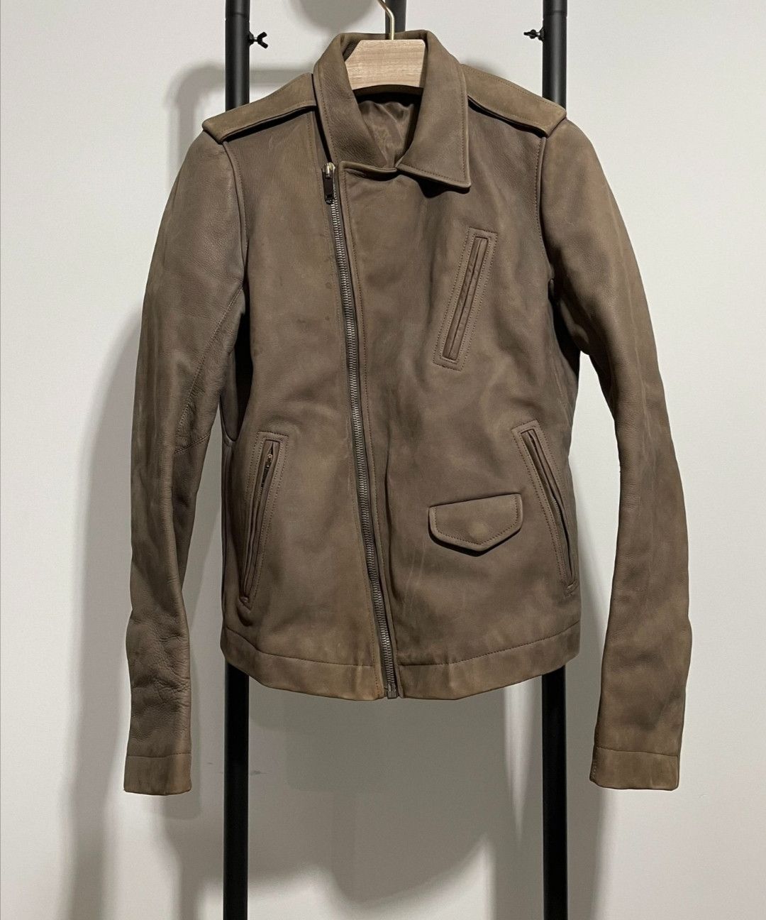Rick Owens Rick Owens leather coat 3 Size US M / EU 48-50 / 2 - 1 Thumbnail