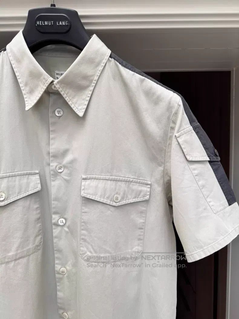 Helmut Lang Helmut Lang Striped Short Sleeve Shirt Size US S / EU 44-46 / 1 - 5 Thumbnail