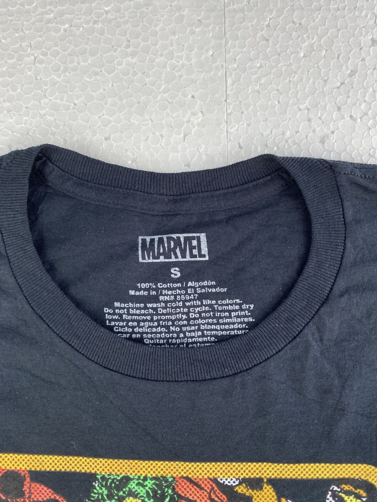 Anime × Marvel Comics × Vintage Marvel Comic Superhero Tshirt (B16) Size US S / EU 44-46 / 1 - 3 Thumbnail