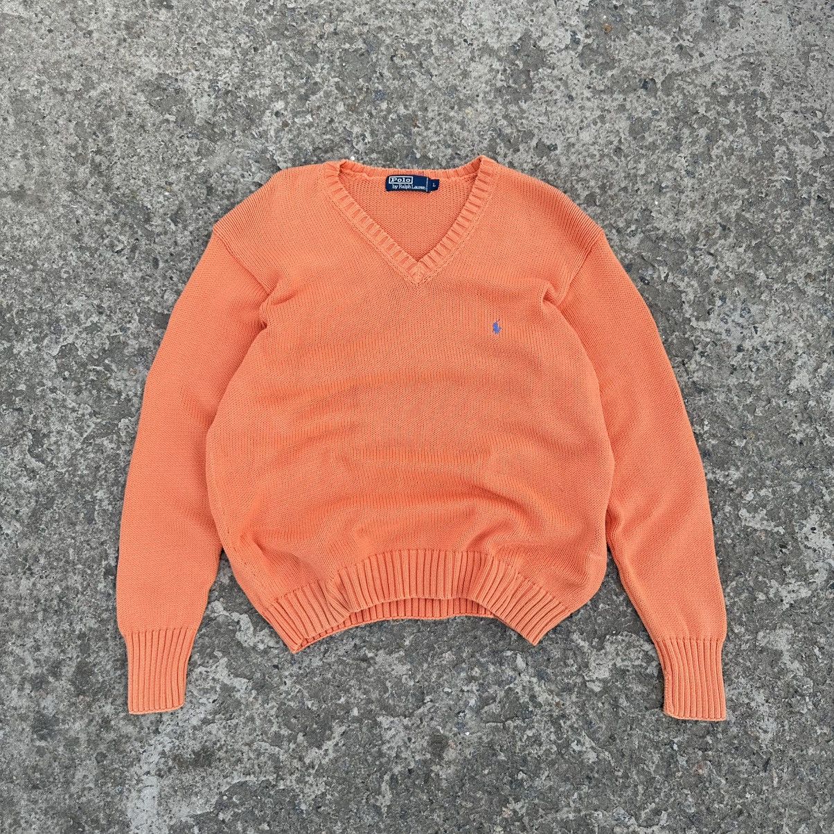 Japanese Brand × Polo Ralph Lauren Vintage Japanese Style Polo Ralph Lauren V Neck Old Money Size US L / EU 52-54 / 3 - 1 Thumbnail