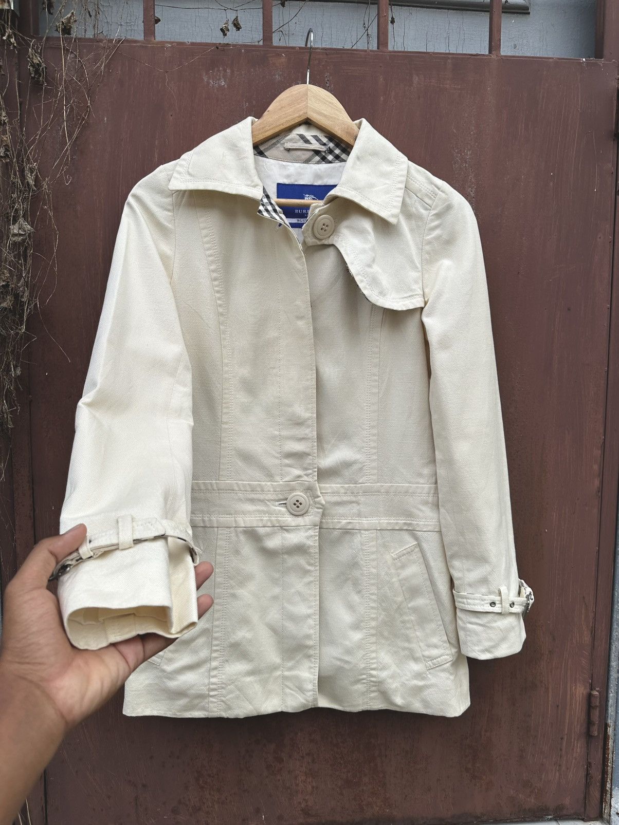 Burberry Burberry Blue Label Canvas Utility Jacket (Woman) Size US S / EU 44-46 / 1 - 2 Thumbnail