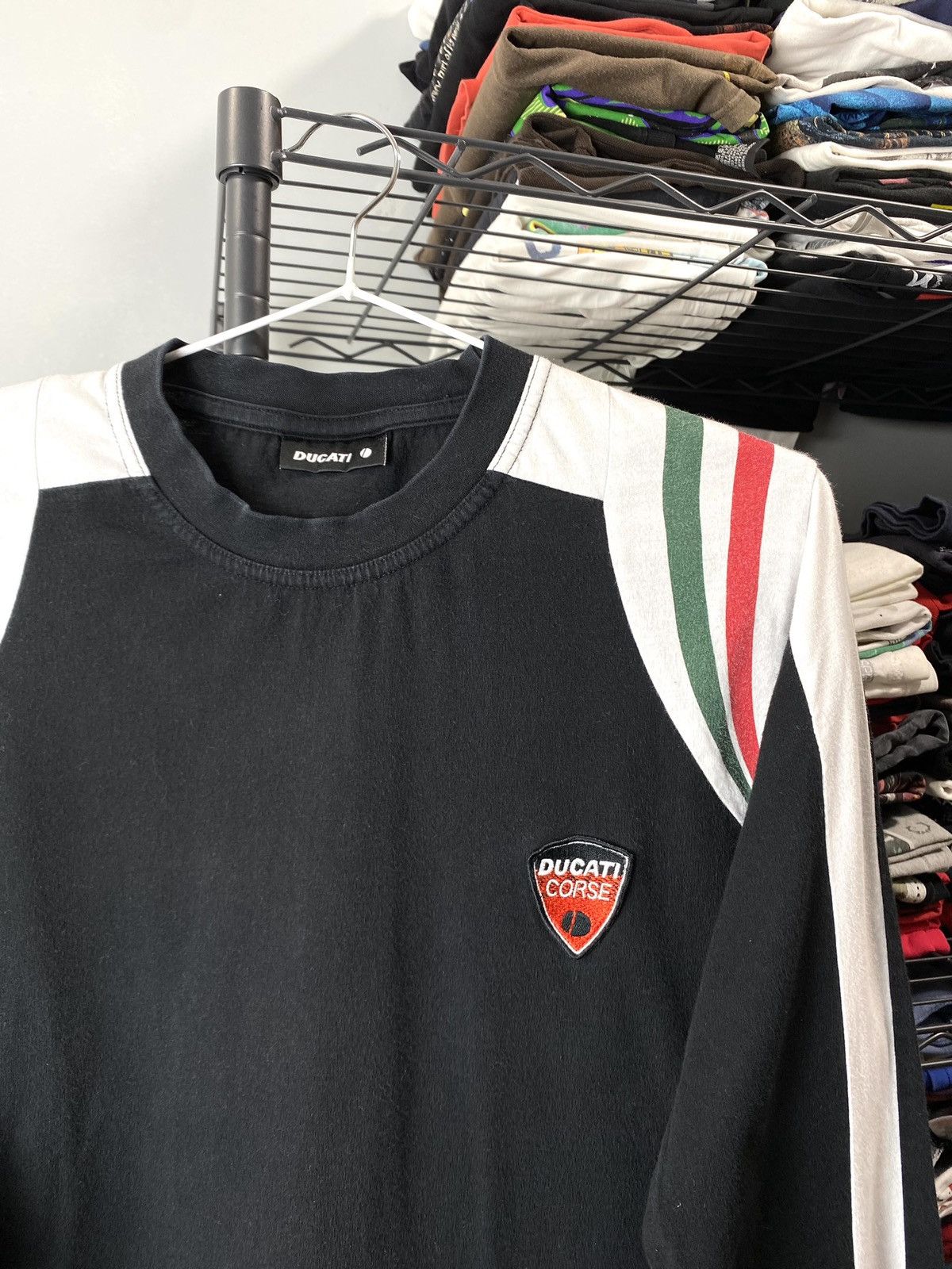 Ducati Vintage 90’s Ducati Corse Racing Longsleeve Suzuki Honda Size US M / EU 48-50 / 2 - 3 Thumbnail