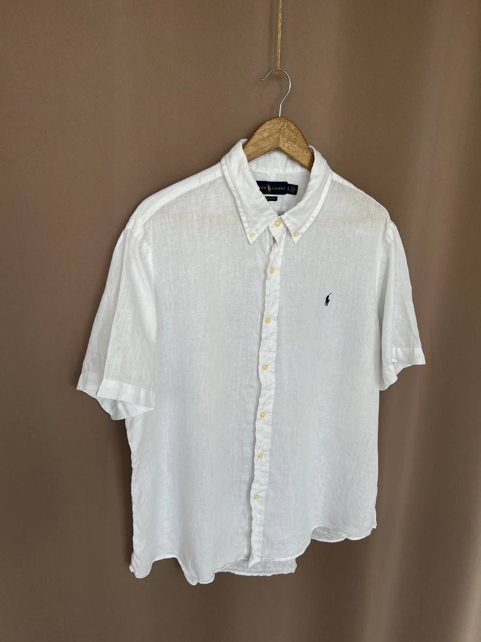 Ralph Lauren Ralph Lauren Linen Button Short Sleeve Shirt Mens Size XL Size US XL / EU 56 / 4 - 5 Thumbnail