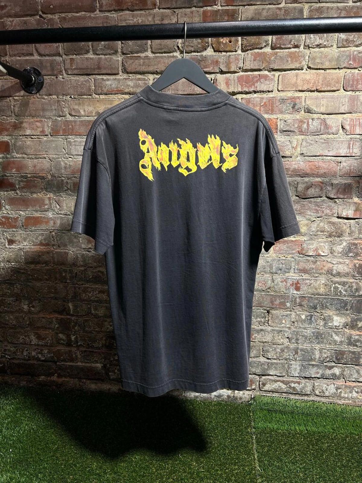 Palm Angels Palm Angels Flames Tee Sz. L Size US L / EU 52-54 / 3 - 2 Thumbnail