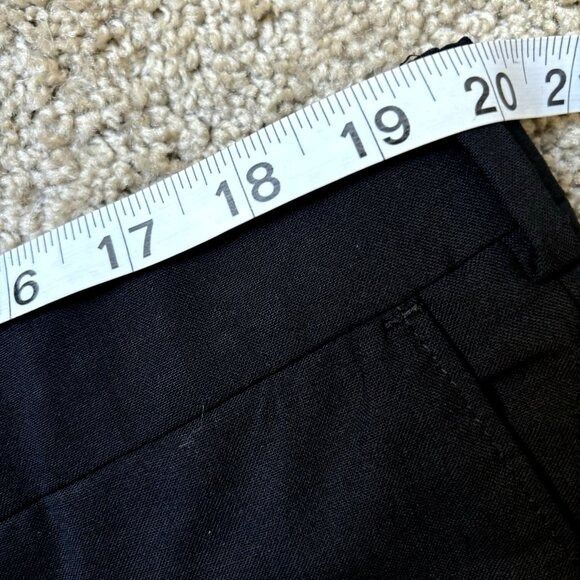 Coppley Coppley $330 Men's Dress Pants 40x29 Black Wool‎ Trousers Fl Size 40R - 10 Thumbnail