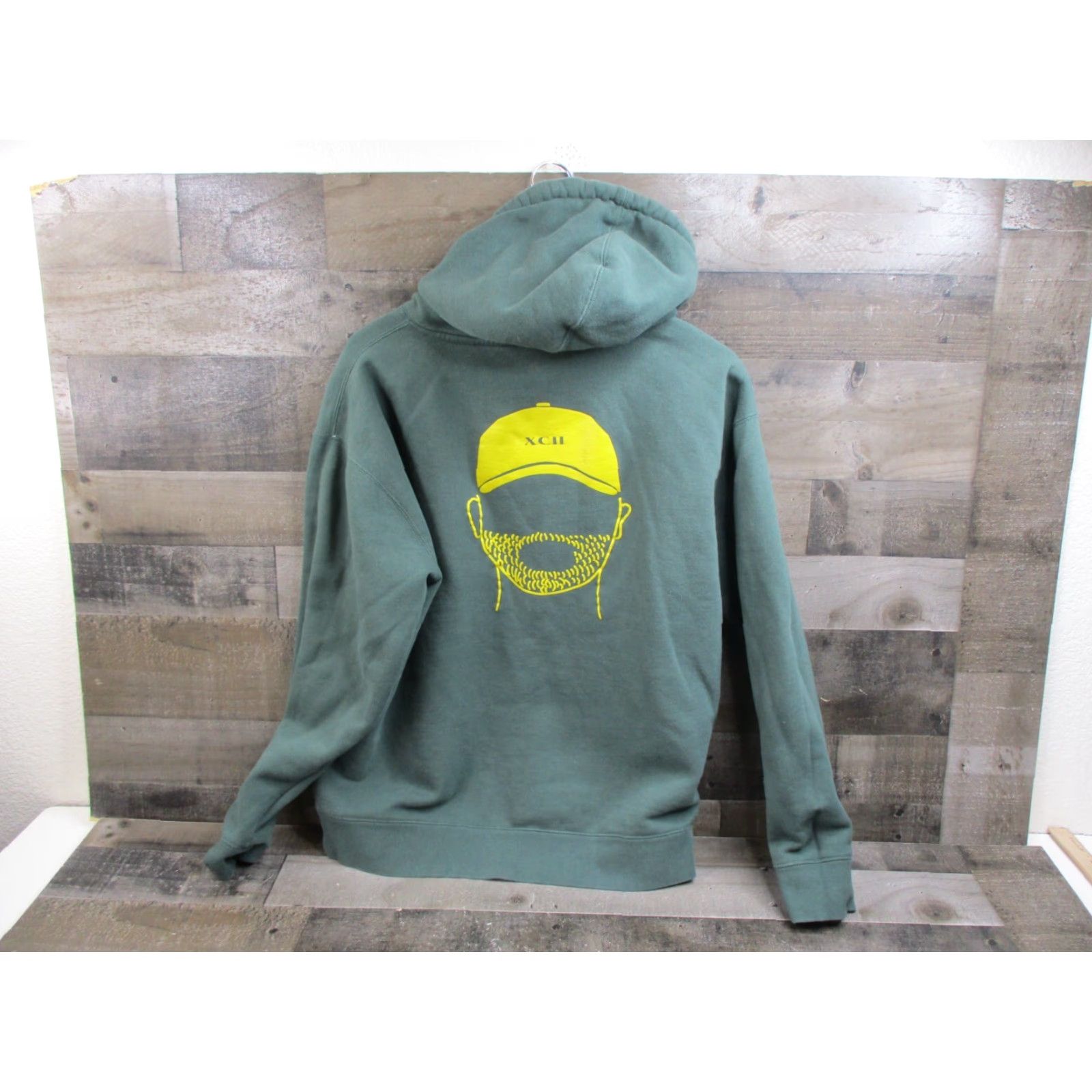 Quinn XCII Hoodie Mens Large Green Pullover Sweatshirt Official