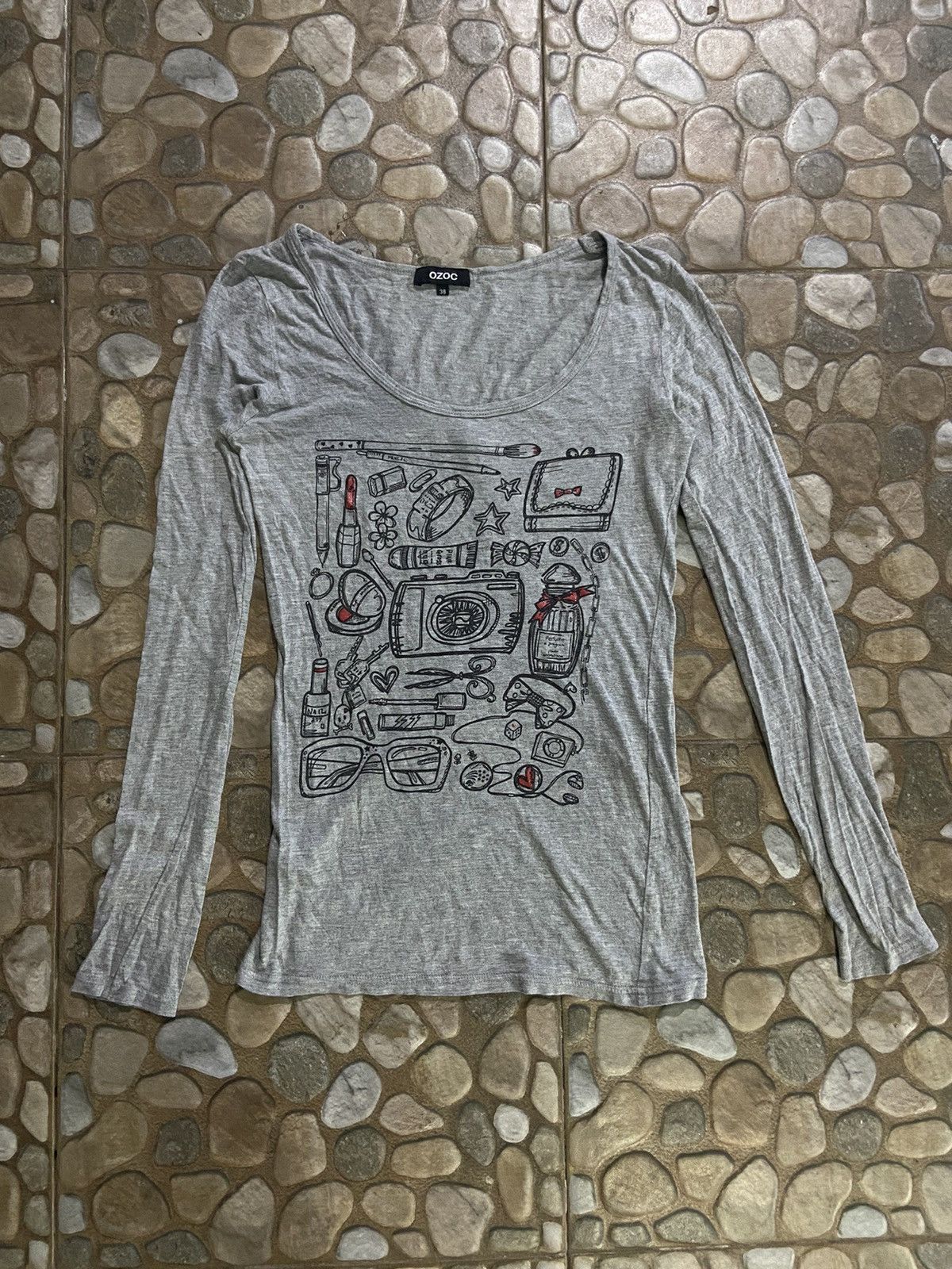 Hysteric Glamour VTG Y2K OZOC women long sleeve t-shirt Size S / US 4 / IT 40 - 1 Thumbnail