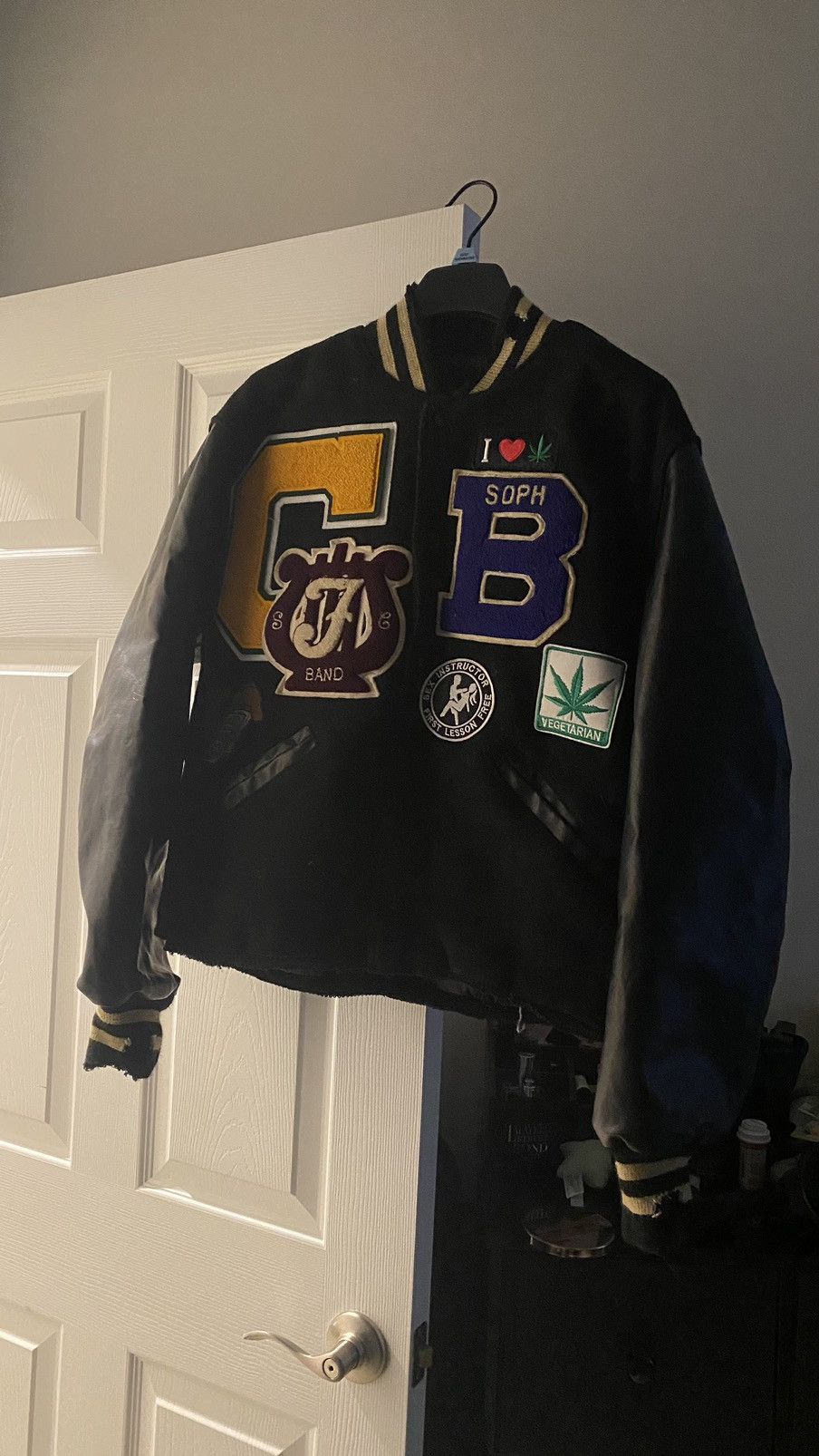 Vintage Vintage Varsity jacket guitarboys y2k varsity Size US L / EU 52-54 / 3 - 1 Thumbnail
