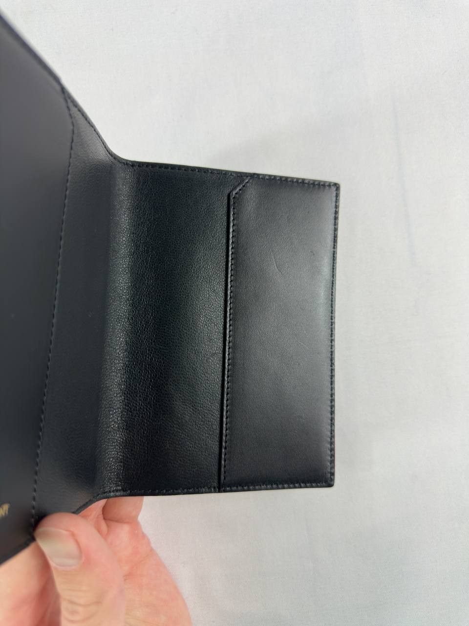 Saint Laurent Paris Saint Laurent Toile Monogram Passport Cover Holder - Brown Size ONE SIZE - 9 Thumbnail