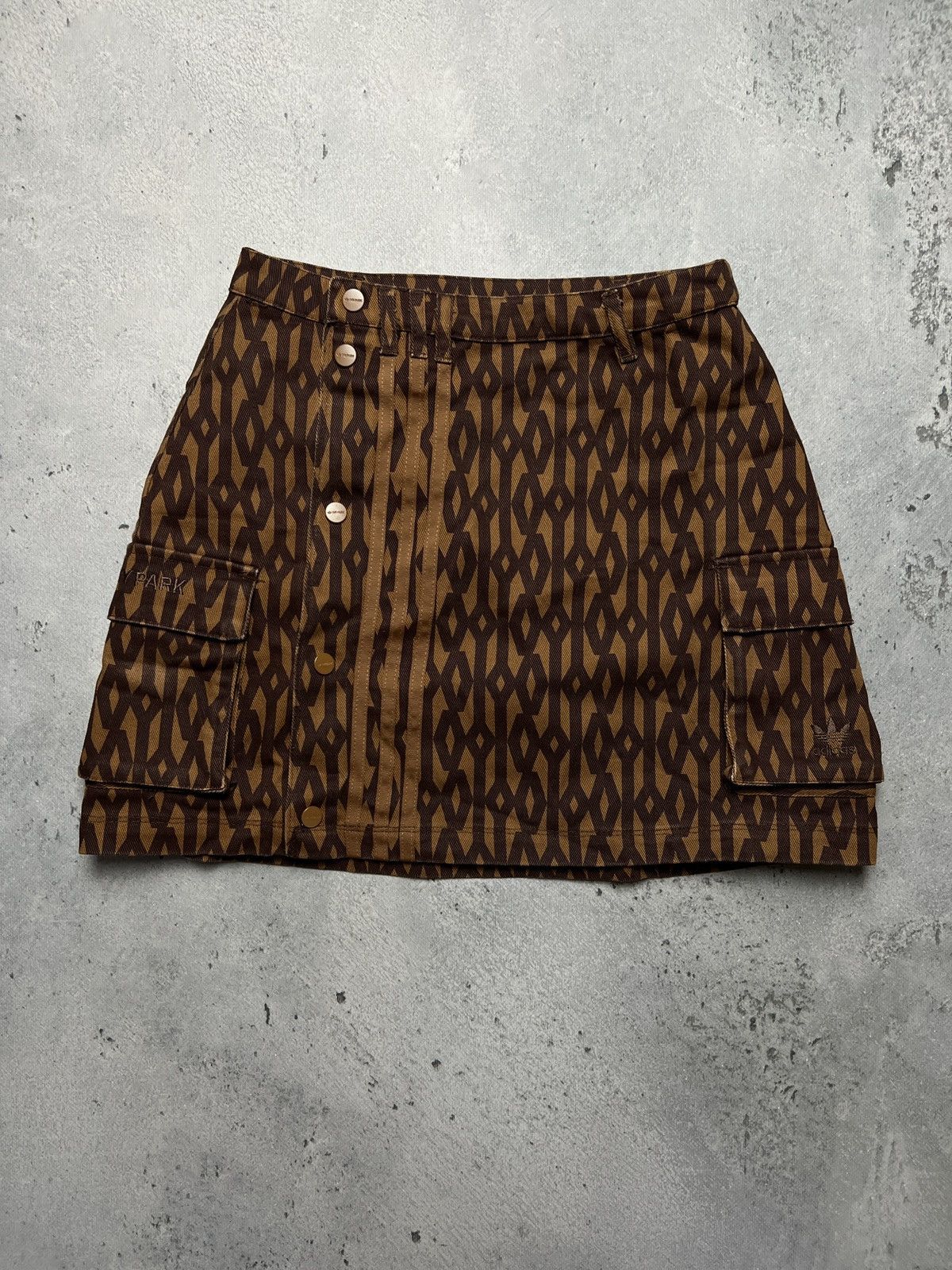 Adidas × Ivy Park Ivy Park x Adidas Monogram Skirt Wild Brown y2k Rare Item Size 28" / US 6 / IT 42 - 1 Thumbnail