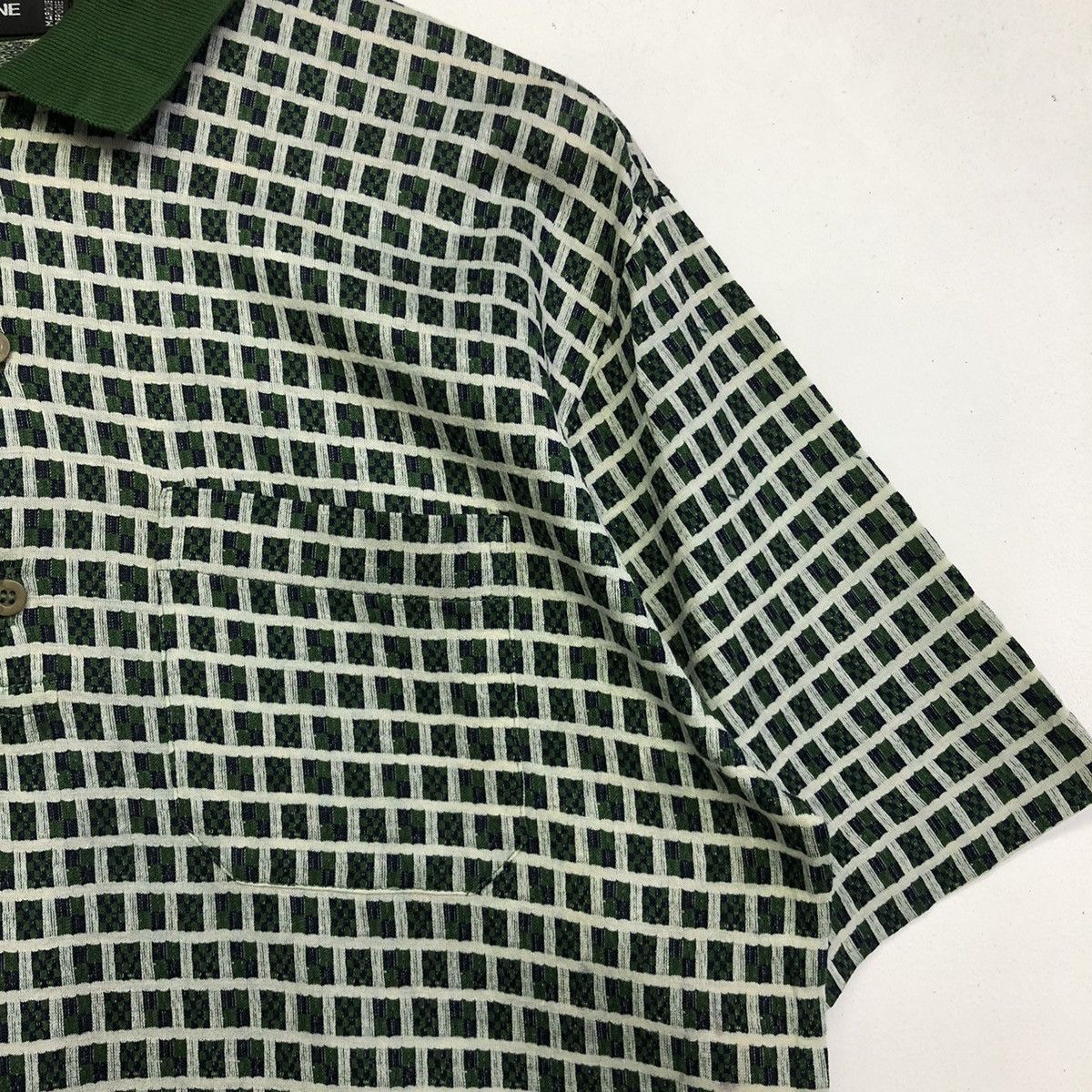 Celine Vintage Celine Paris Monogram Made In Italy Polo Tee Size US M / EU 48-50 / 2 - 4 Thumbnail