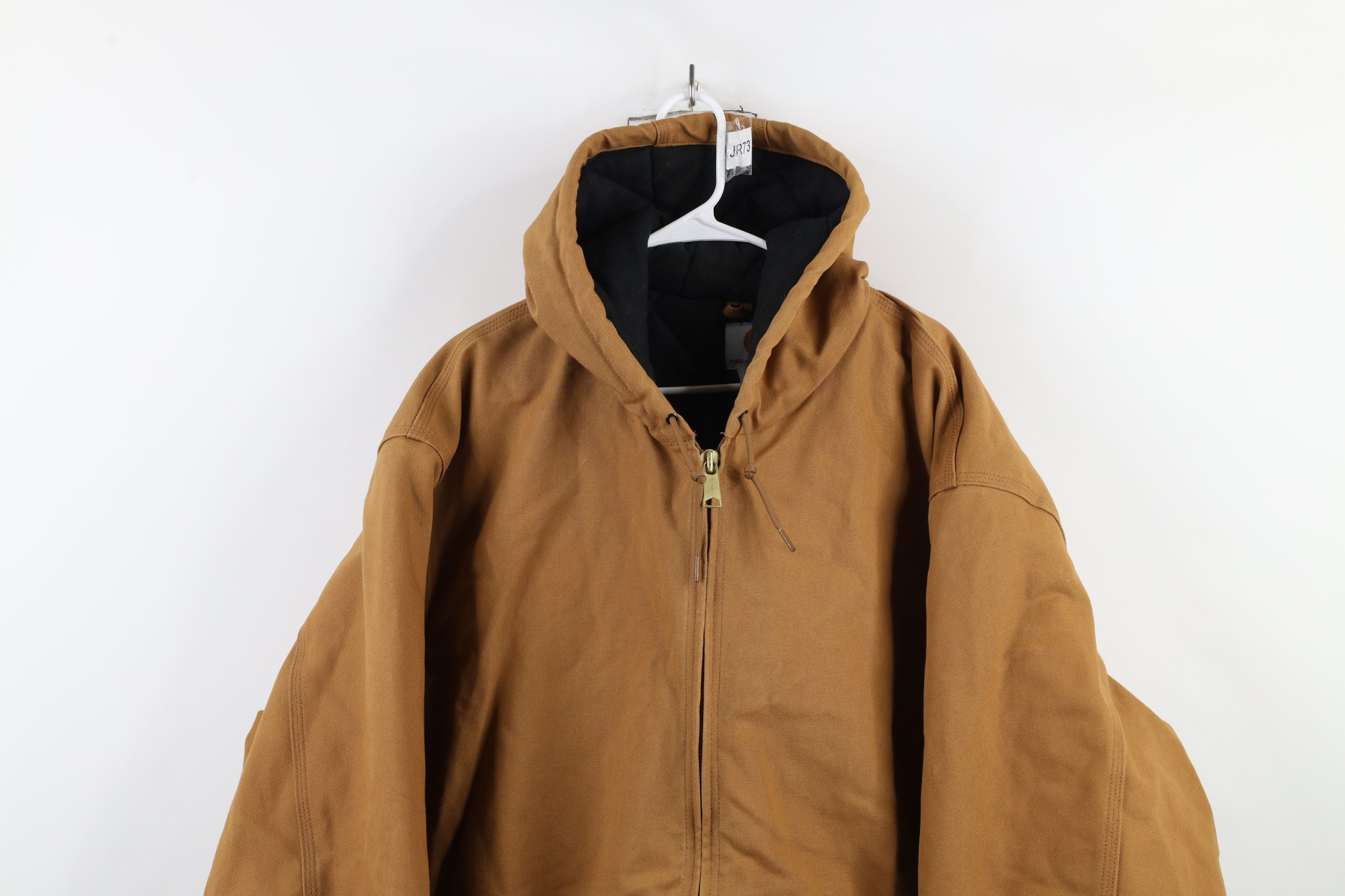 Carhartt Vintage Y2K Carhartt Quilted Hooded Canvas Jacket Duck USA Size US XXL / EU 58 / 5 - 2 Thumbnail