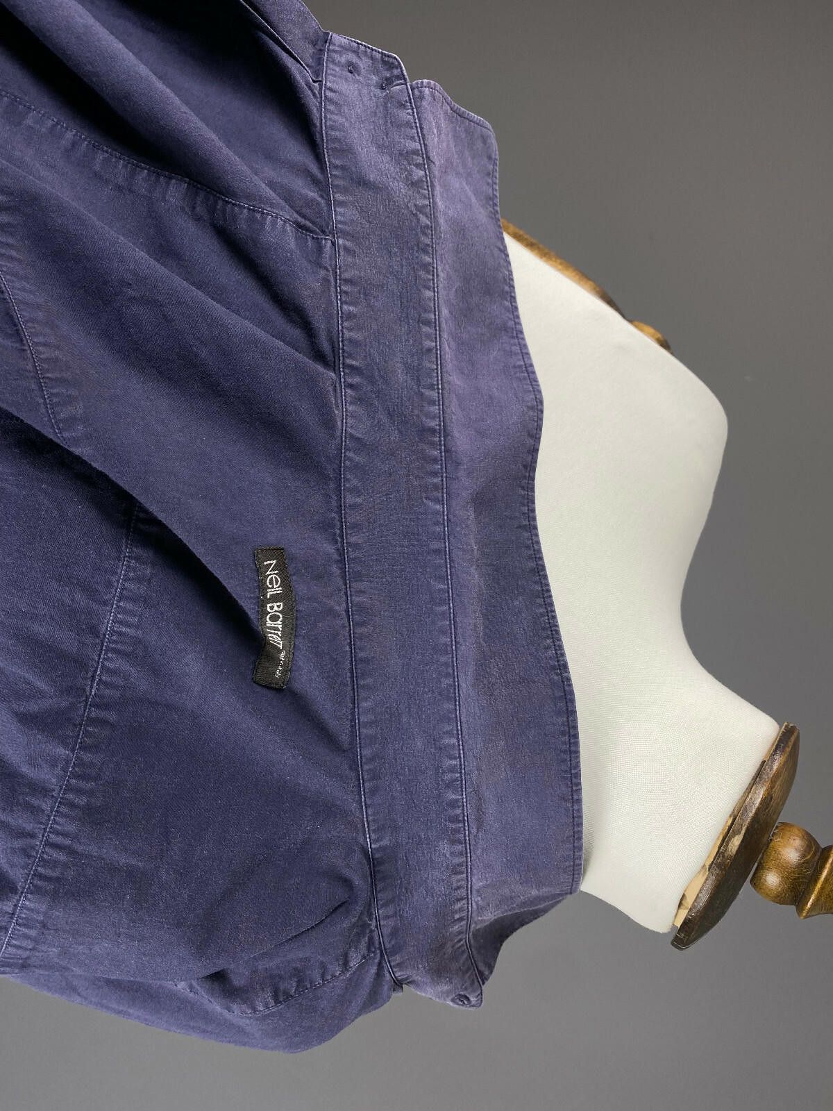 Neil Barrett Ladies Neil Barrett Blue Button Down Long Sleeve Shirt M Size M / US 6-8 / IT 42-44 - 7 Thumbnail
