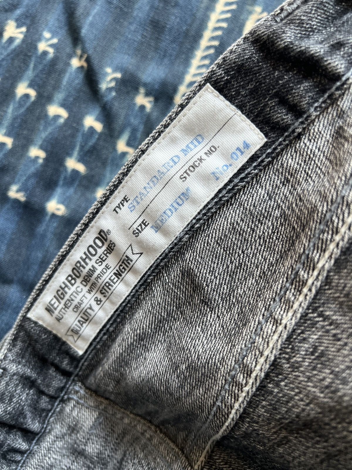 Neighborhood Neighborhood Archive AW14 Destroyed Selvedge Denim Jeans Size US 32 / EU 48 - 11 Thumbnail