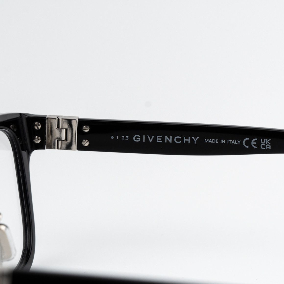 Givenchy NEW Givenchy GV50040F 001 Black Women Square Eyeglasses Size ONE SIZE - 8 Thumbnail