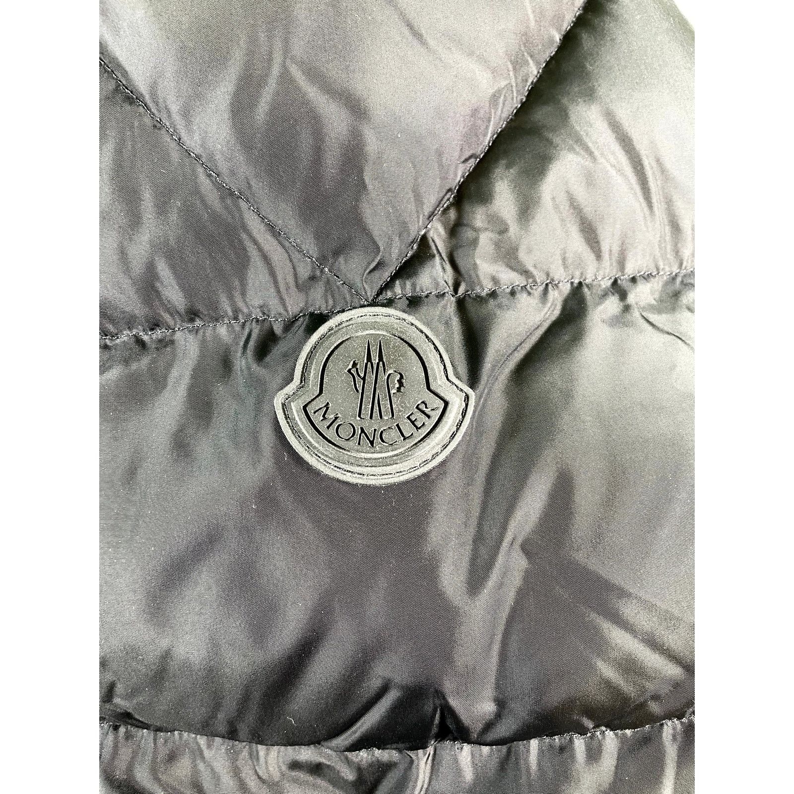 Moncler Moncler "Laveda Giubbotto" Black Puffer Jacket Size US XL / EU 56 / 4 - 4 Thumbnail